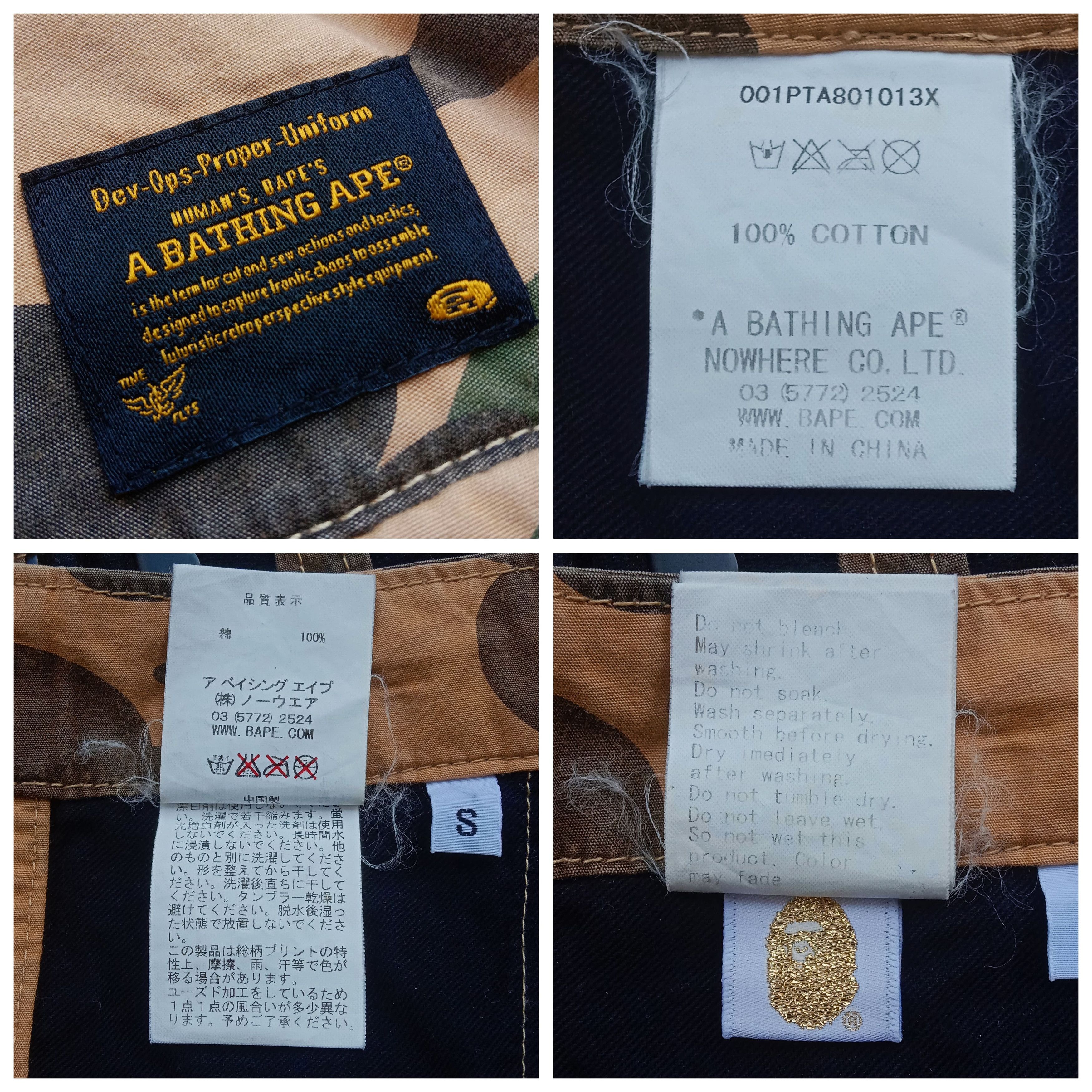 Bape 1st Camo 3/4 Cargo Pants Size US 31 - 5 Thumbnail