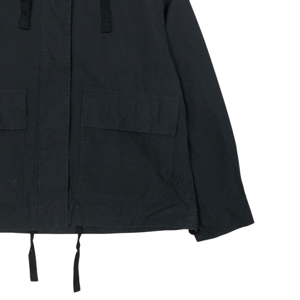 Margaret Howell 📌Rich Black Vintage Cropped Hoodie Jacket Chore MHL Size US M / EU 48-50 / 2 - 6 Thumbnail