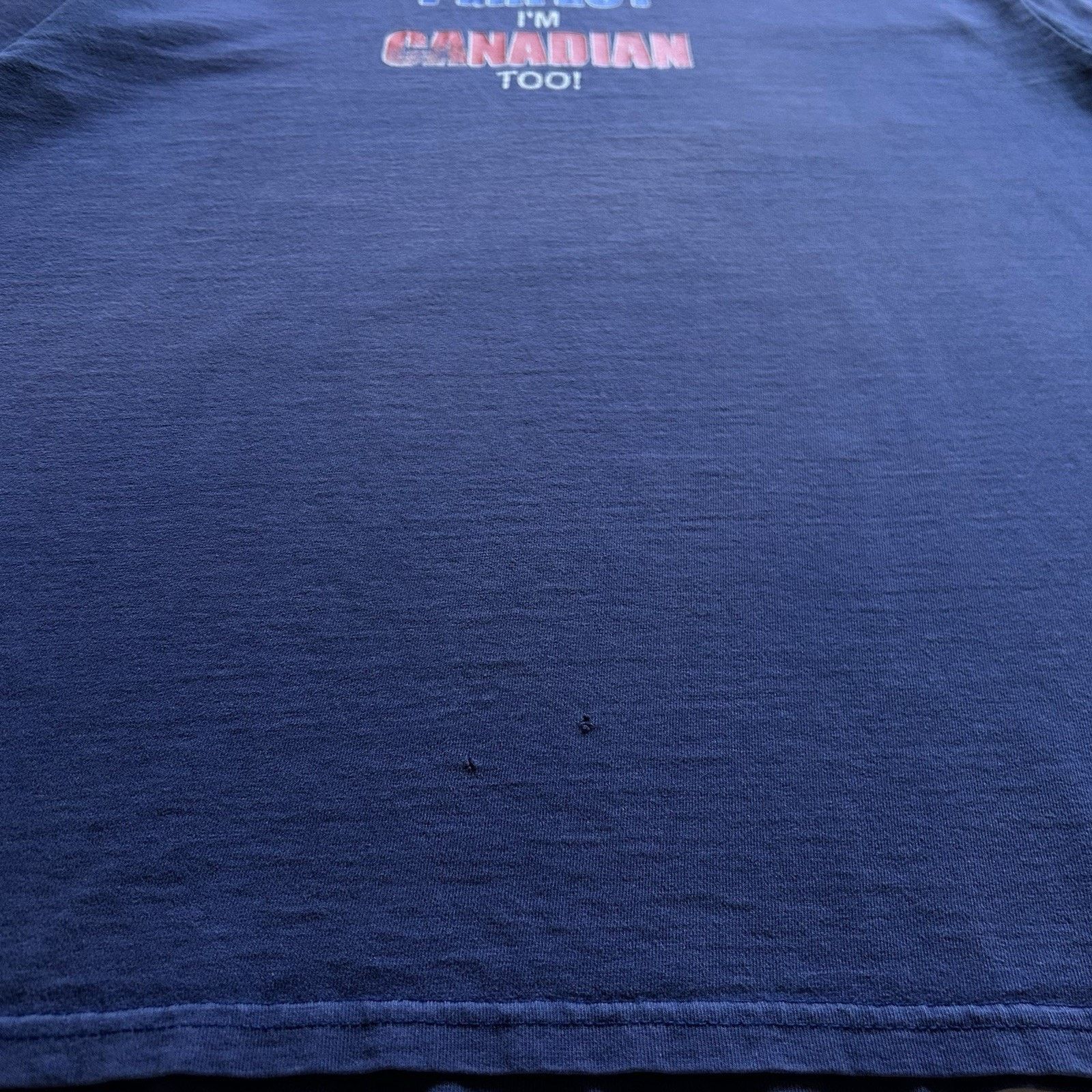 Vintage Vintage 90s Not Only Perfect Im Canadian Funny T Shirt XL Size US XL / EU 56 / 4 - 5 Thumbnail