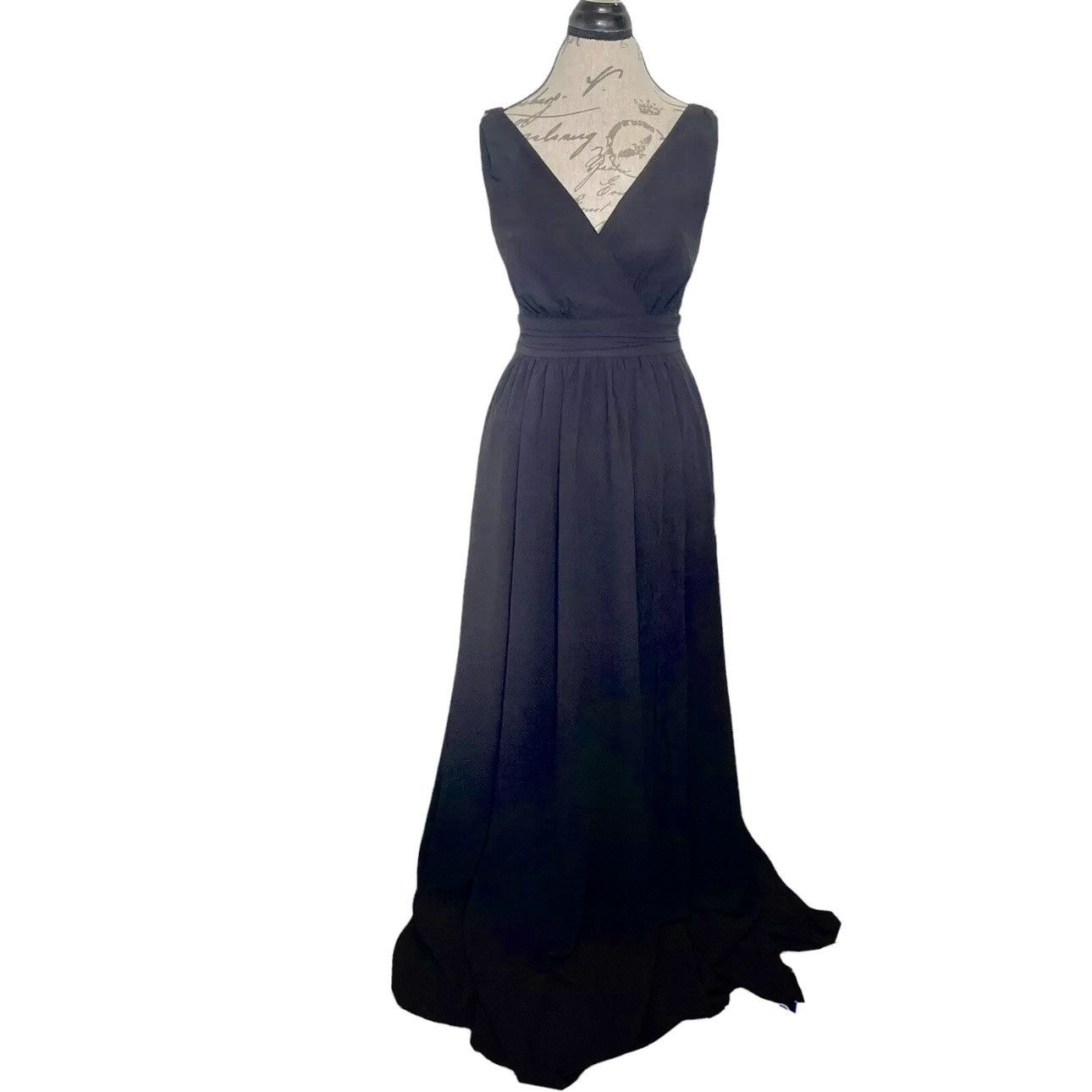 LULUS Heavenly Hues Black Maxi Gown Elegance Dress - magambanetwork.com