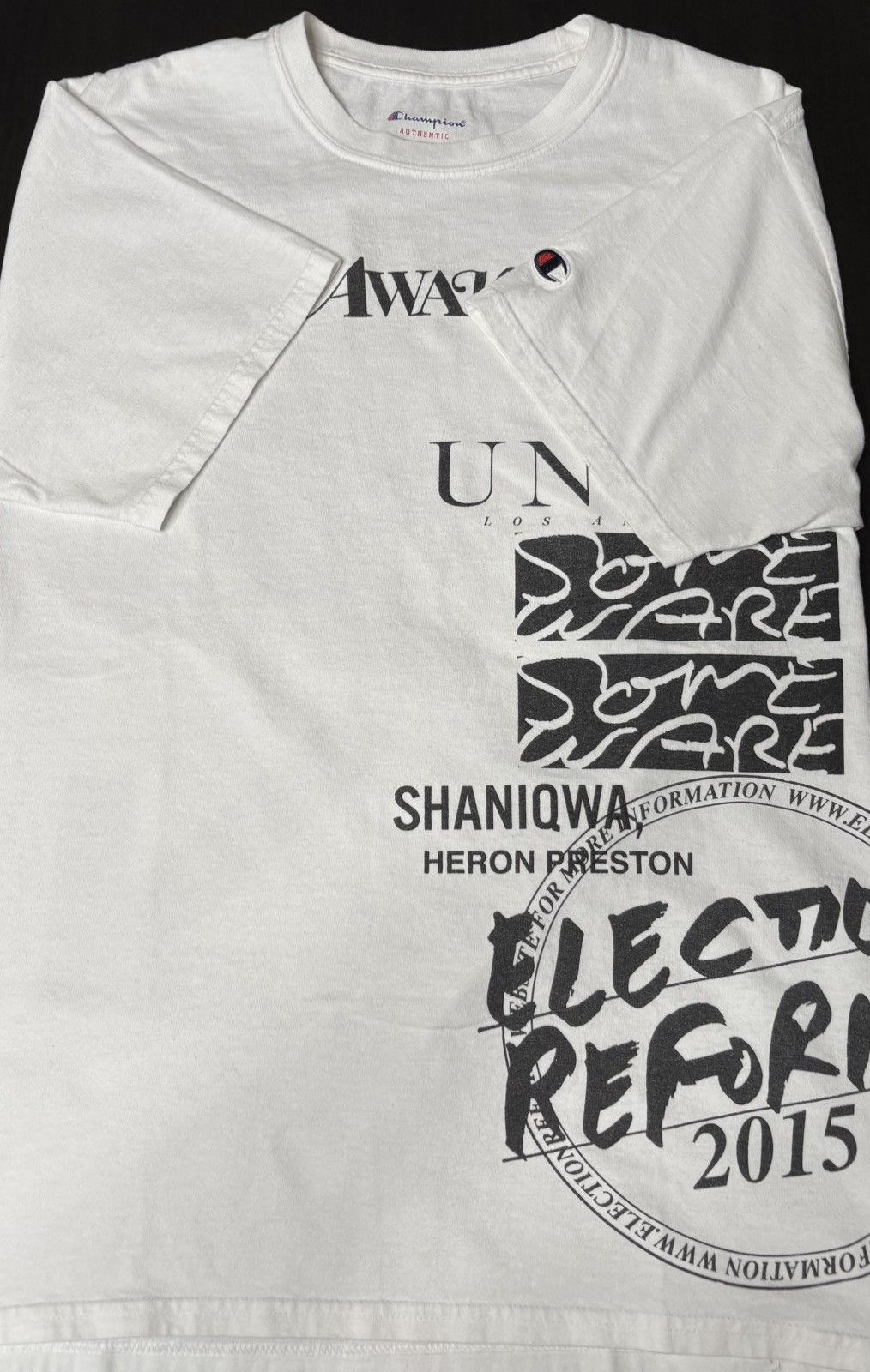 Off-White Off-White x Champion x Awake Miami Pop Up 2017 T Shirt Size US M / EU 48-50 / 2 - 3 Thumbnail