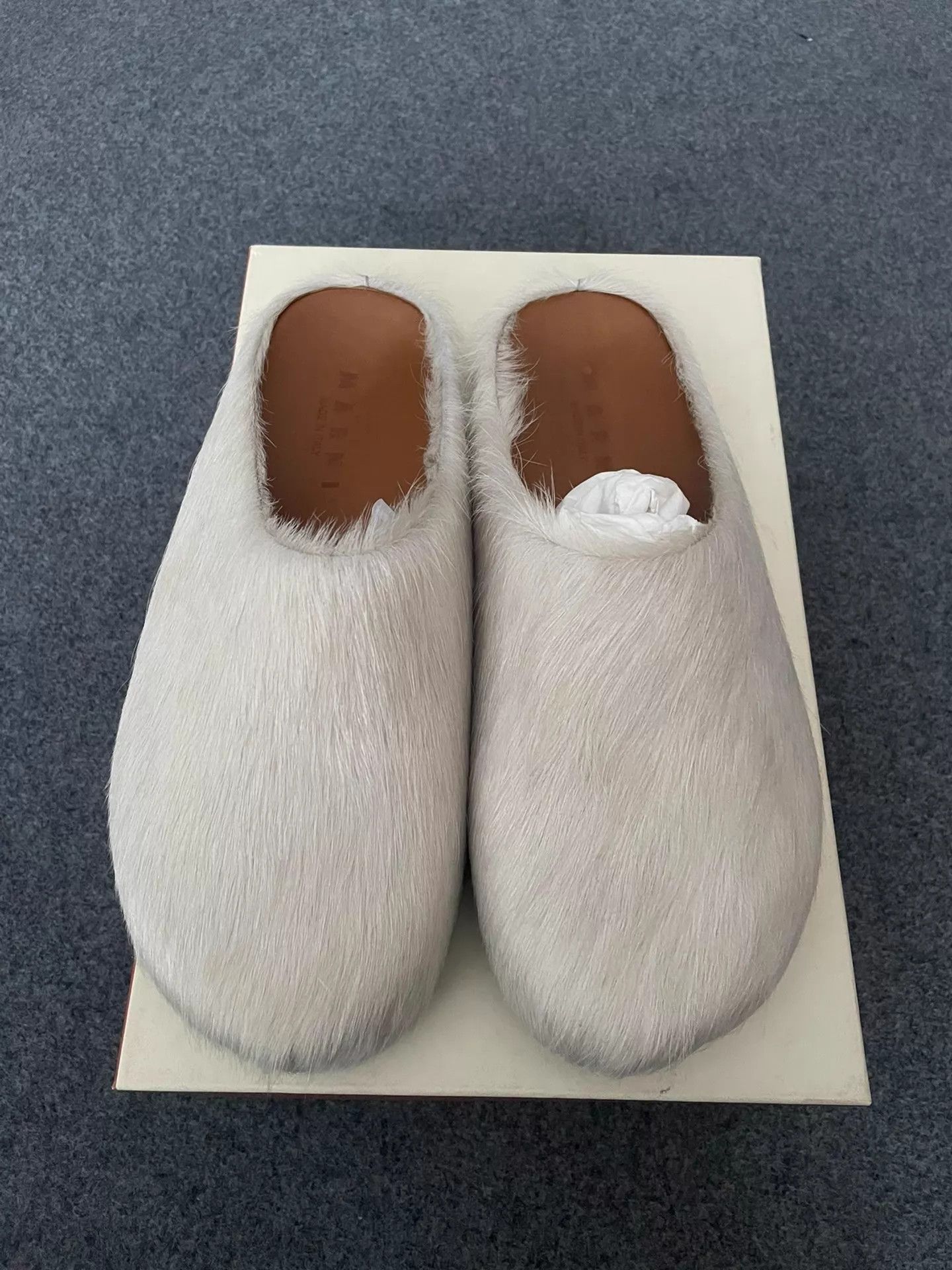 Maison Margiela Marni Horse Hair Slippers In Stock Size US 8 / EU 41 - 3 Thumbnail