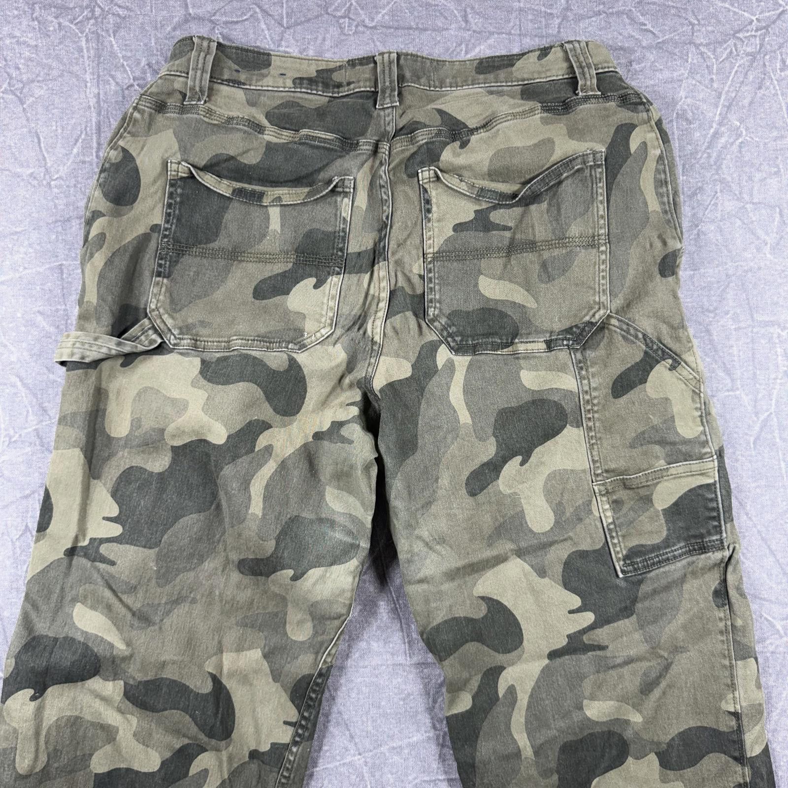 Hollister Hollister Pants Men's 11R Green Camo Utility Carpenter Size US 32 / EU 48 - 6 Thumbnail