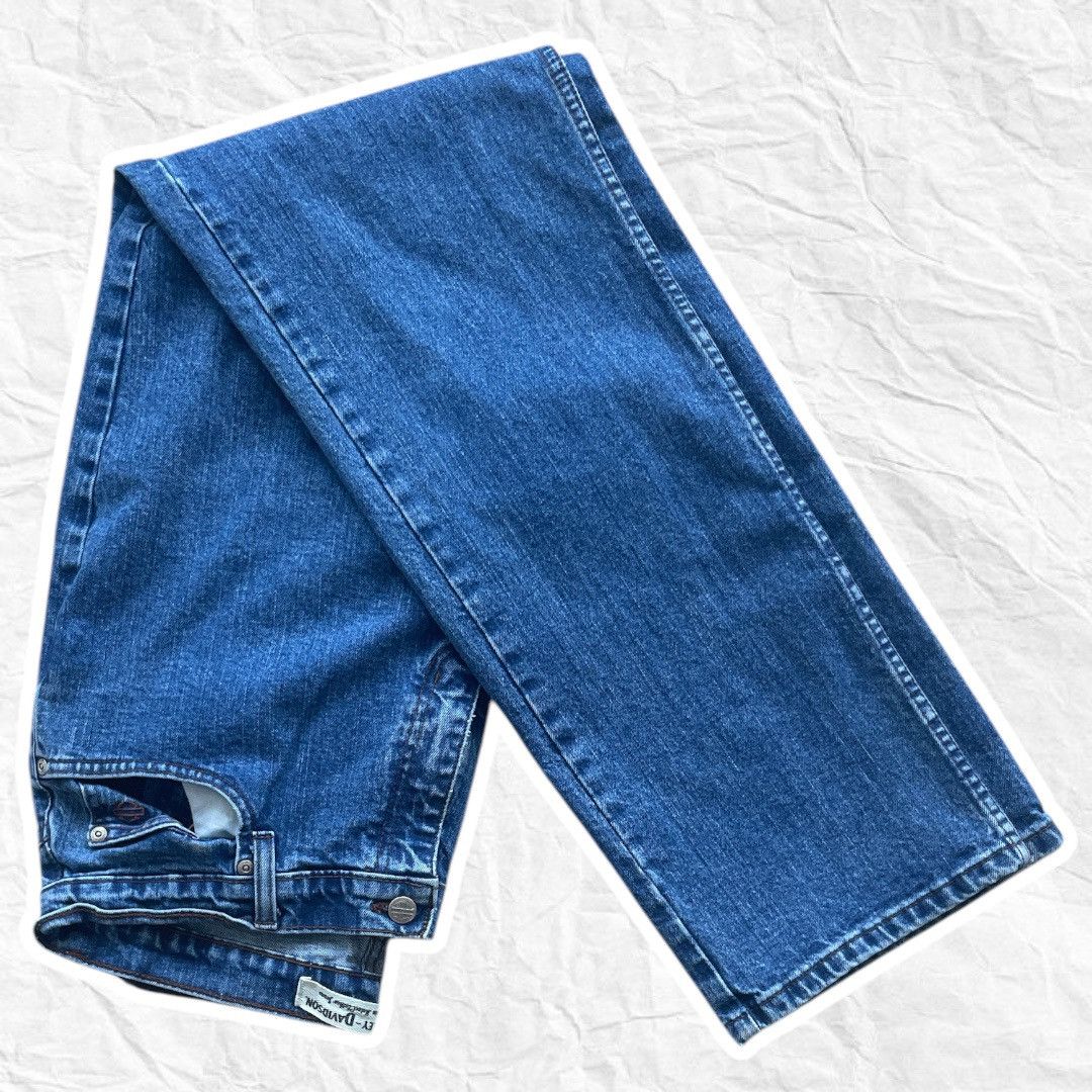 Harley Davidson Harley Davidson Straight Leg Blue Denim Pants size 16L Size US 36 / EU 52 - 2 Thumbnail