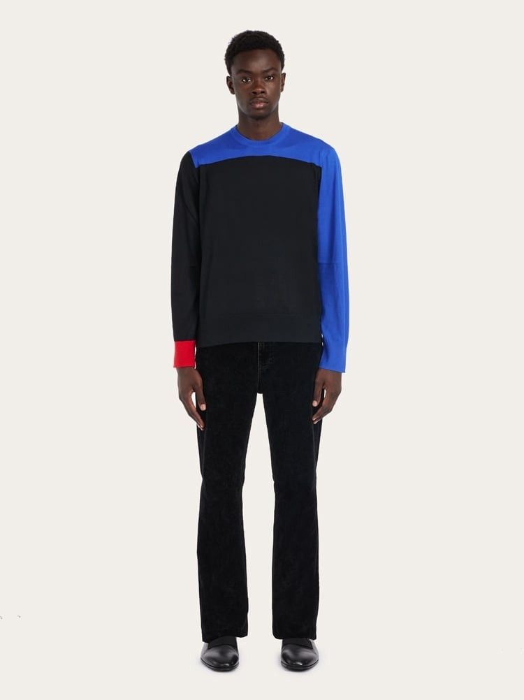 Salvatore Ferragamo o1s1rm1224 Sweater in Multicolor Size US M / EU 48-50 / 2 - 5 Thumbnail