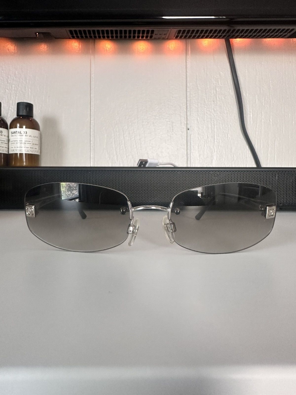 Chanel rimless glasses online