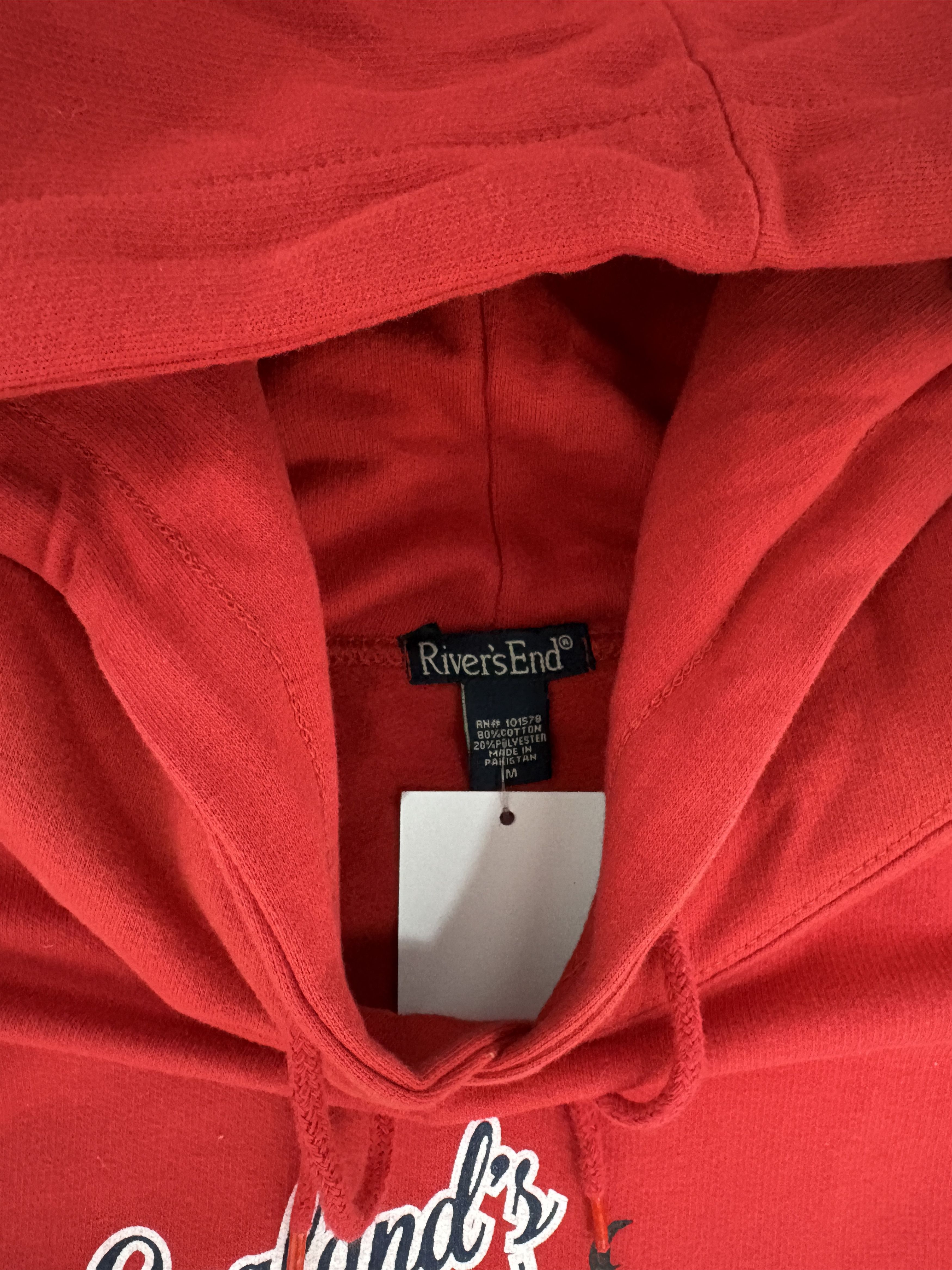 Vintage New England Patriots Drive For Five Red Hoodie Size US M / EU 48-50 / 2 - 6 Thumbnail