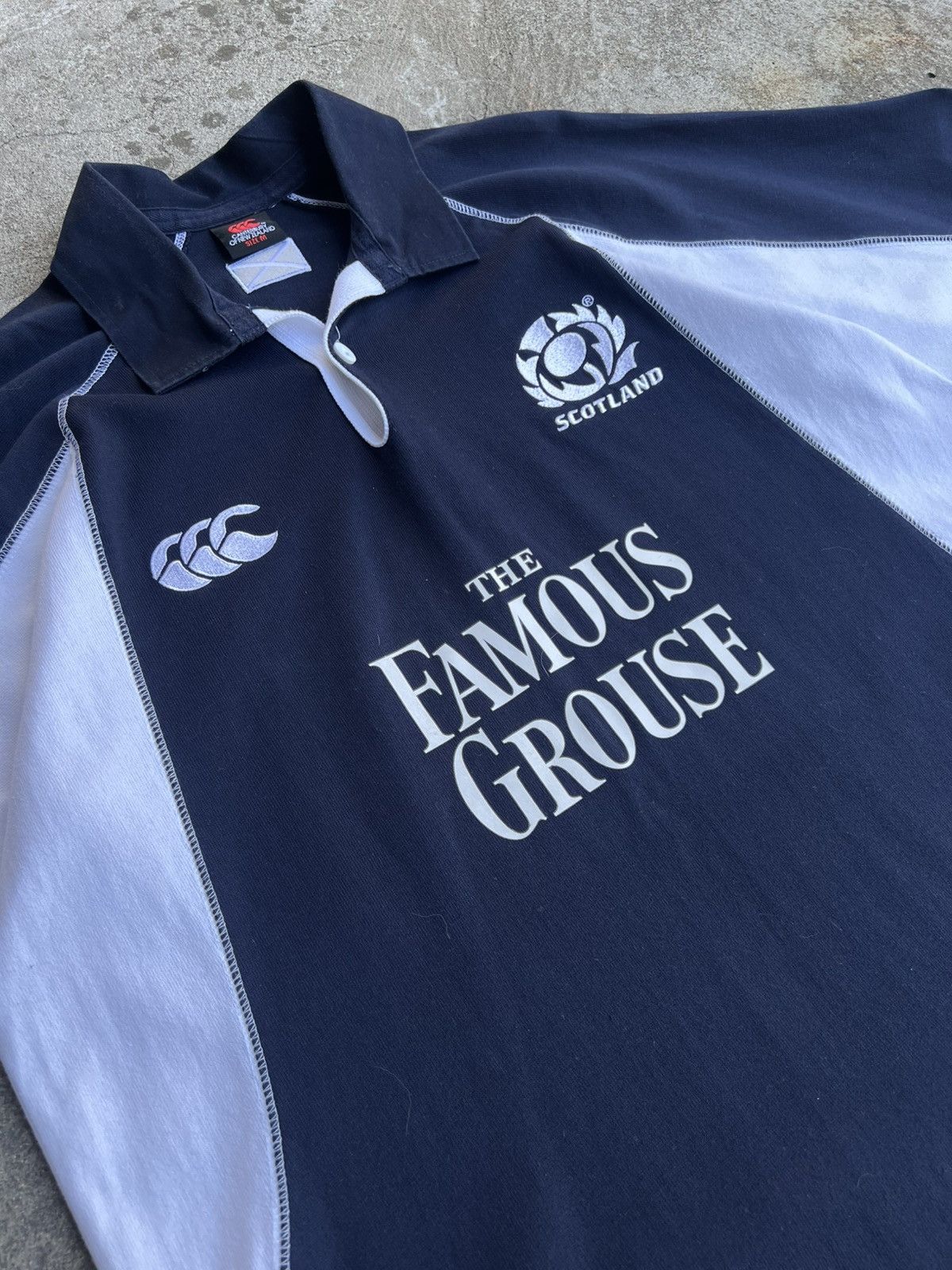 Canterbury of New Zealand Canterbury Of New Zealand Scotland Rugby Shirt Famous Grouse Size US L / EU 52-54 / 3 - 5 Thumbnail