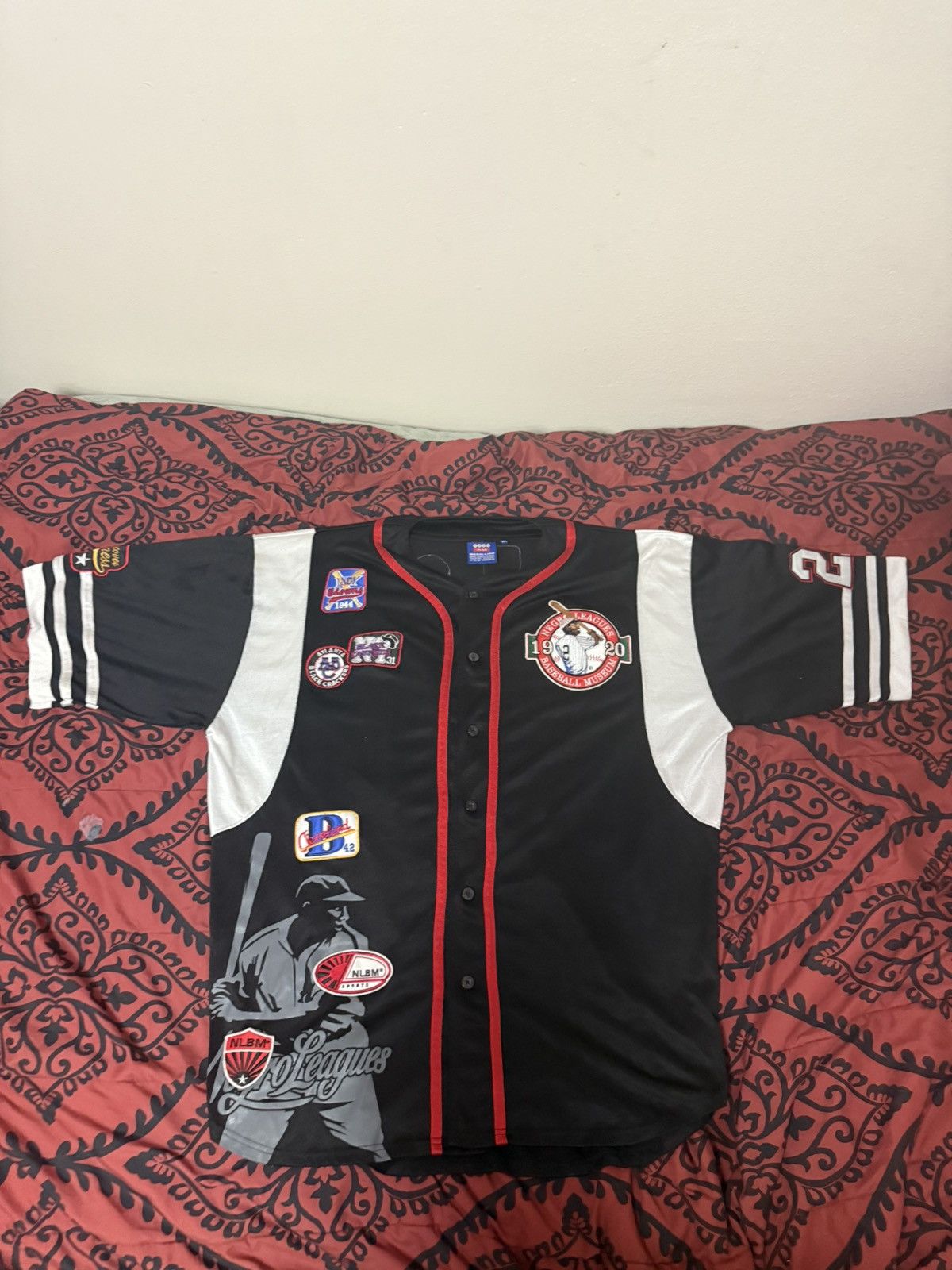 Negro Leagues Baseball Jersey Big Boy Headgear 3XL
