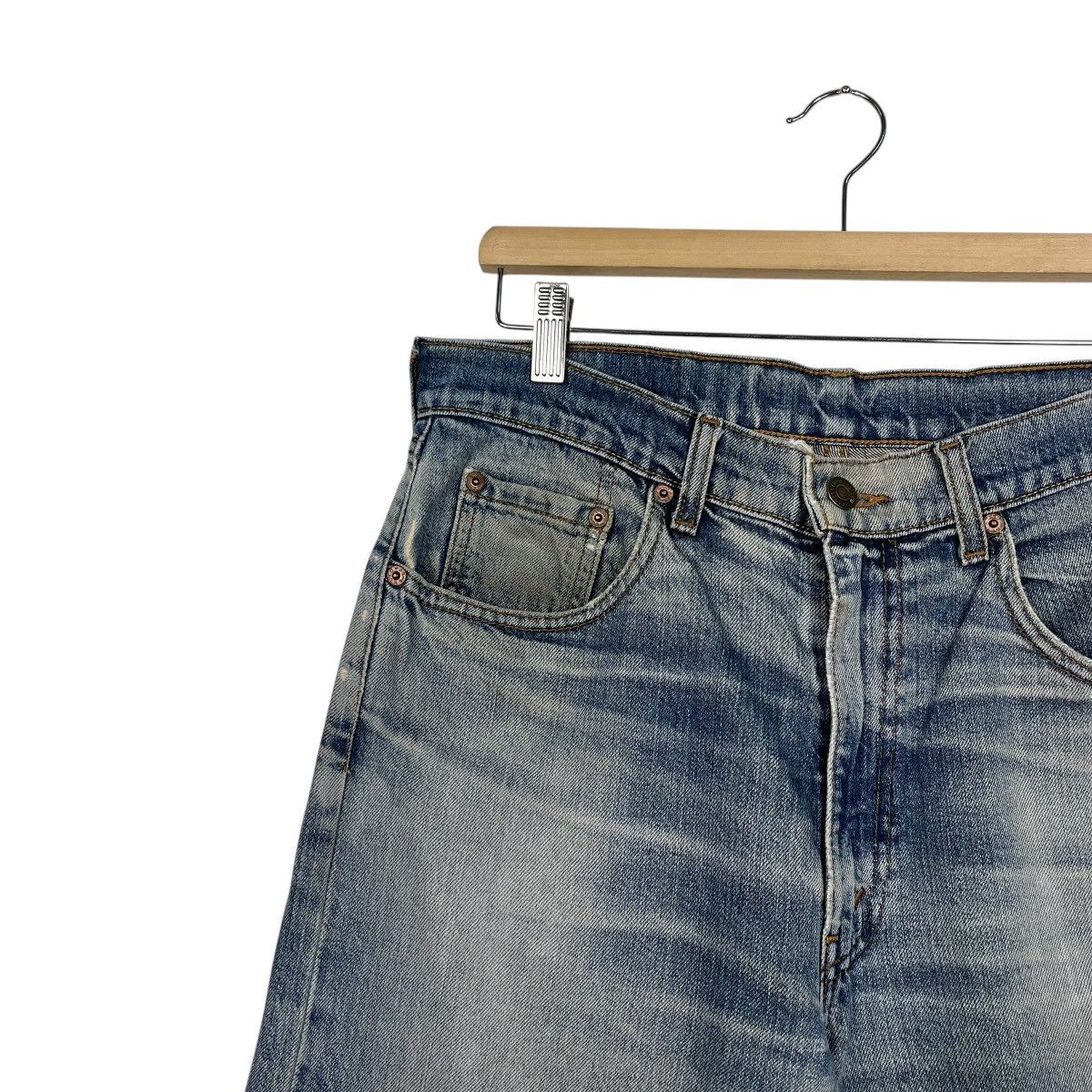 Levi's Vintage Levis Distressed Motive Denim Jeans Size US 32 / EU 48 - 6 Thumbnail
