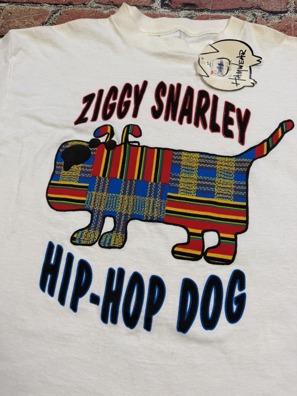 Other Vintage Ziggy Marley T Shirt Hamwear Hip Hop Dog Parody 90s Size US XL / EU 56 / 4 - 7 Thumbnail