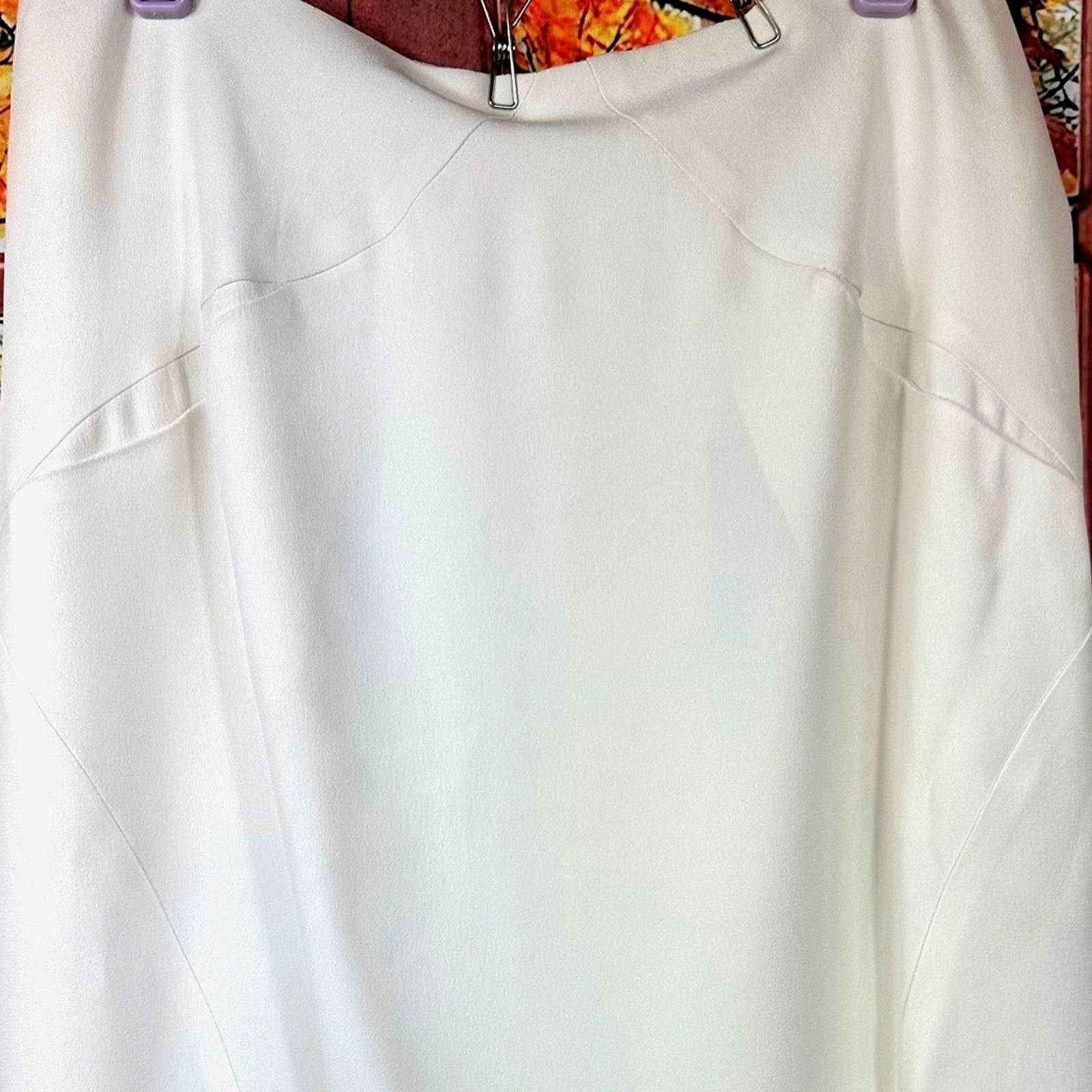 Zac Posen Zac Posen Midi Skirt Vanilla size 10 Size L / US 10 / IT 46 - 3 Thumbnail