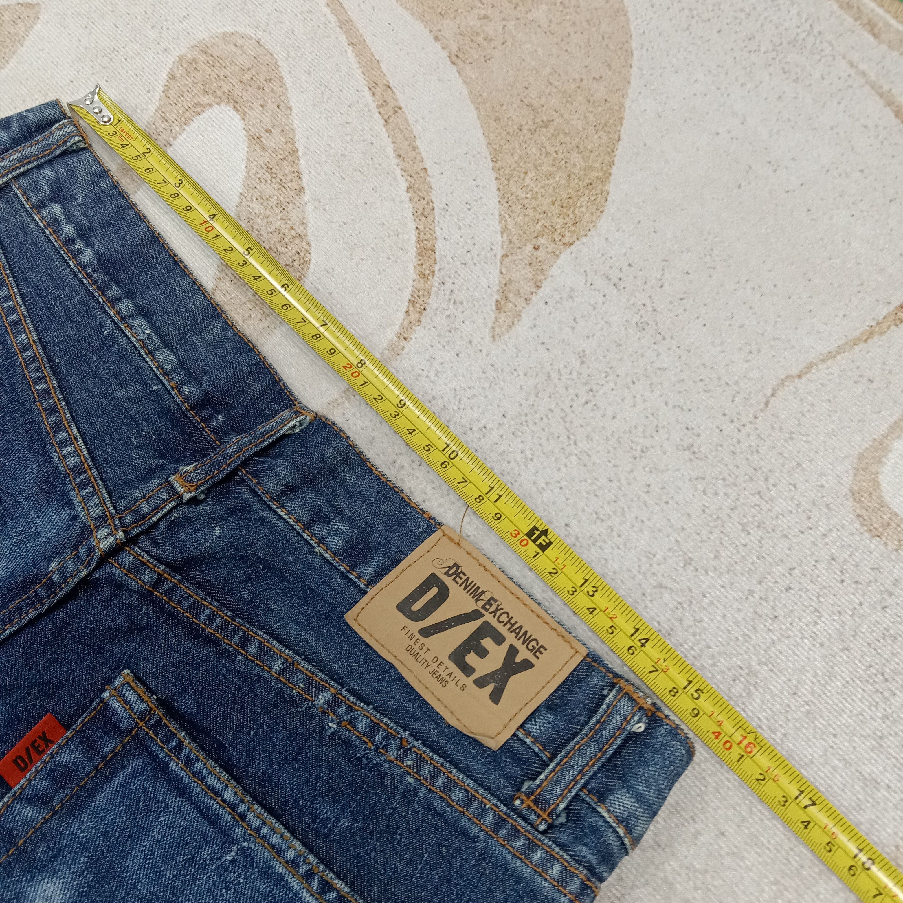 Vintage D/EX Denim Exchange Distressed Rare Denim Jeans C272N2 Size US 33 - 10 Thumbnail