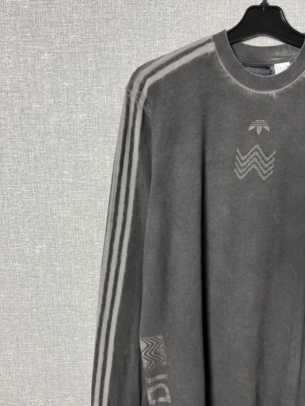 Adidas × Alexander Wang Alexander Wang Adidas Alt Dimension Washed Gray Long Sleeve Size US S / EU 44-46 / 1 - 6 Thumbnail