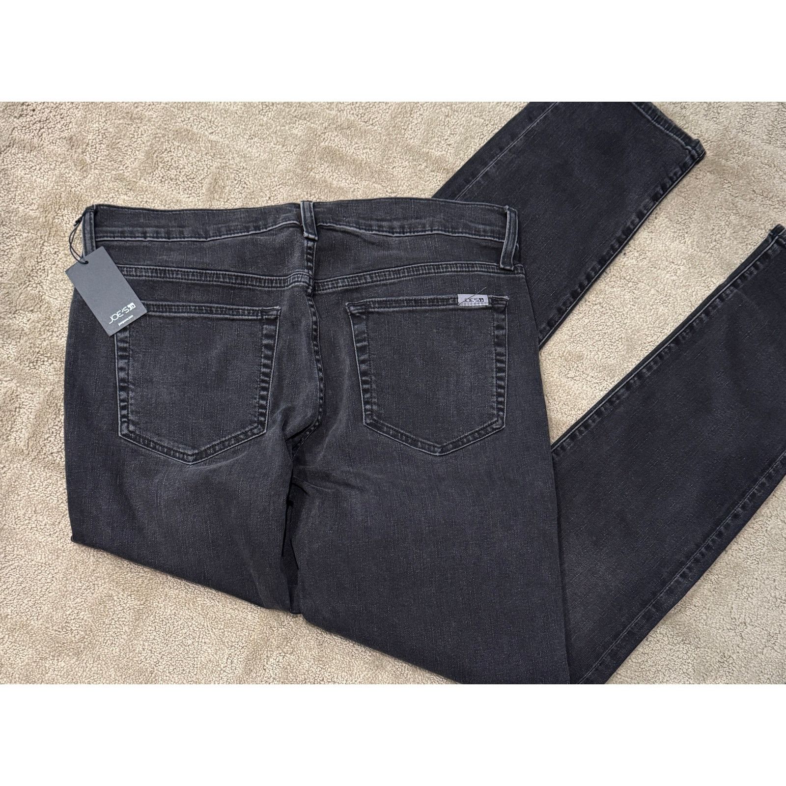 Joe's NWT Men's Joe's Jeans McCoy Lot 966BK Black Denim Jeans 33 Size US 33 - 2 Thumbnail