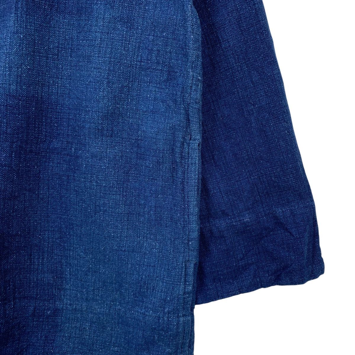 Japanese Brand × Vintage Vintage JAPANESE BRAND Indigo Casualwear Designer Shirts Size US XL / EU 56 / 4 - 5 Thumbnail