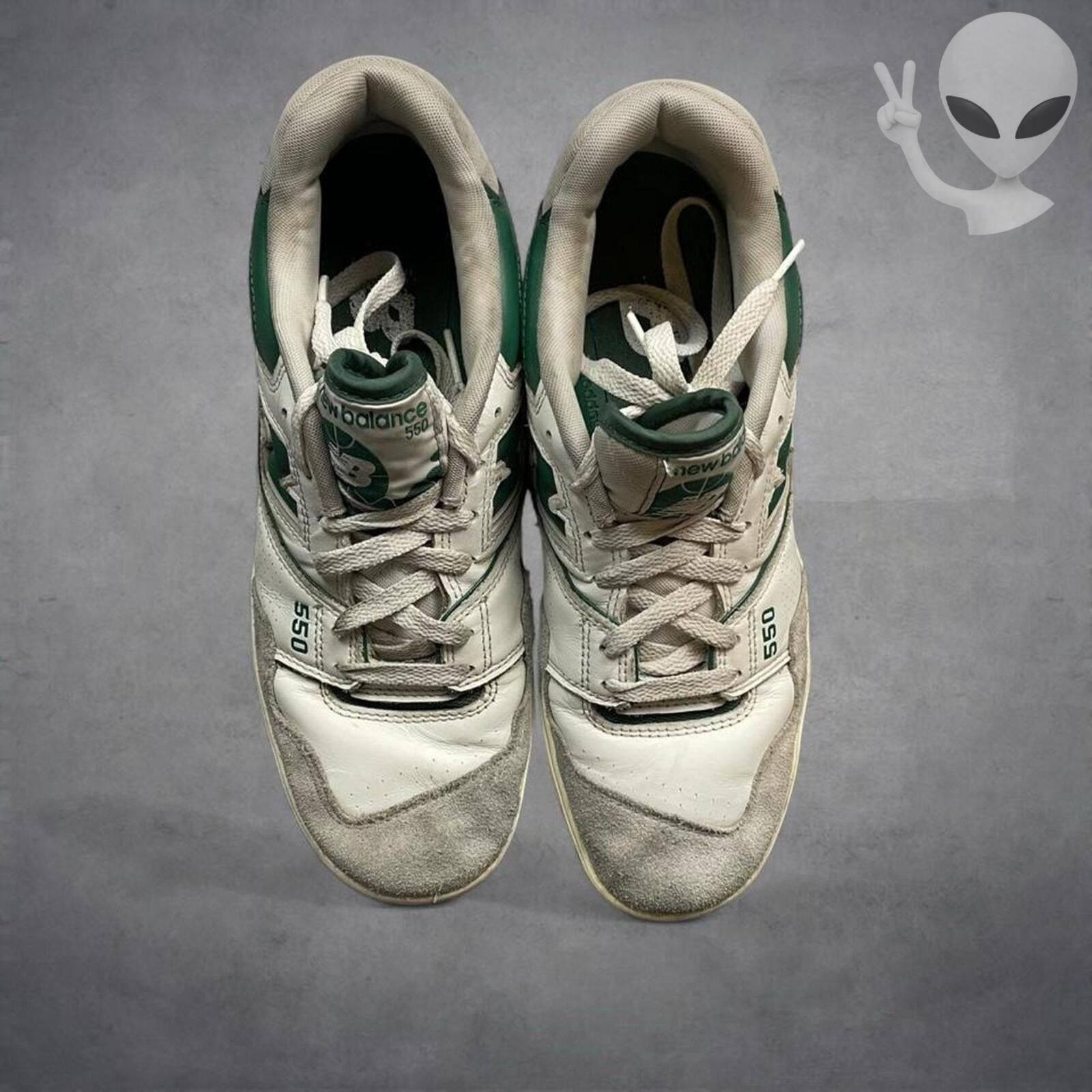 New Balance New Balance 550 BB550WT1 Size 9 White Team Forest Green Size US 9 / EU 42 - 4 Thumbnail