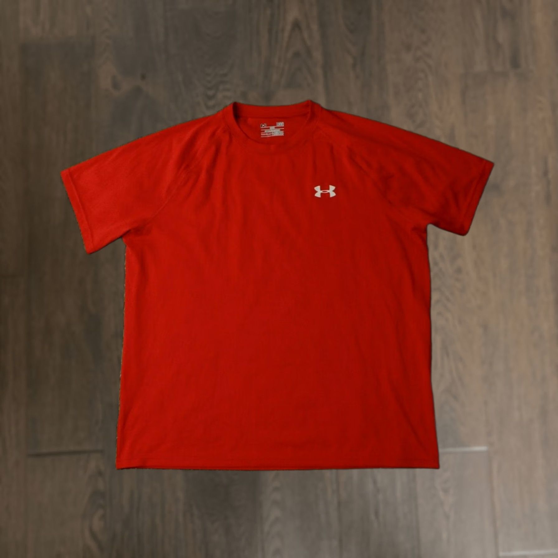 Under Armour Under Armour Mens Training Compression Shirt Jersey T-Shirt Original Size L Red Short Sleeve Adult Large Shirt Size US L / EU 52-54 / 3 - 1 Thumbnail