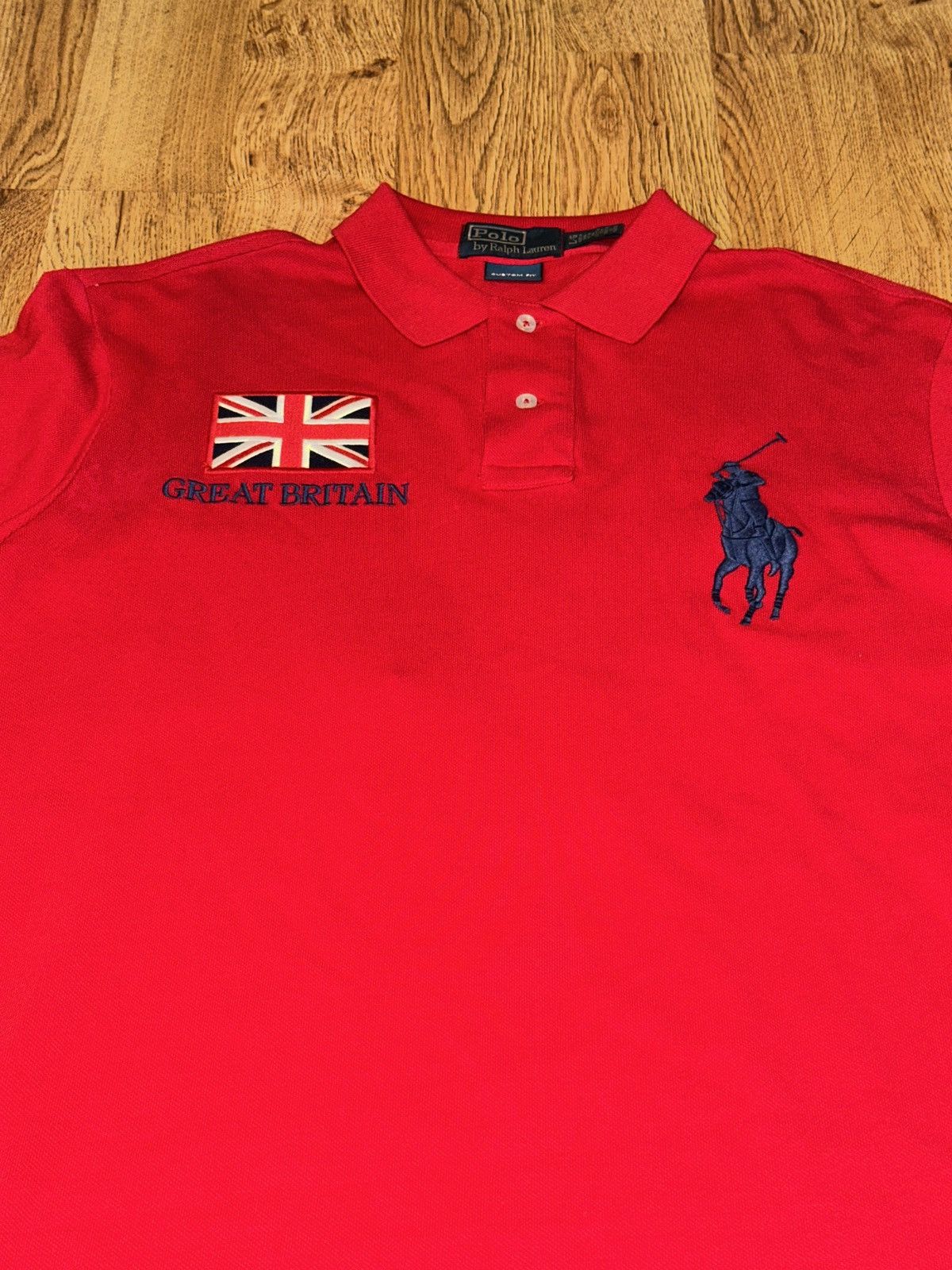 Polo Ralph Lauren Vintage Polo Ralph Lauren Great Britain Long Sleeve Shirt LG Size US L / EU 52-54 / 3 - 2 Thumbnail