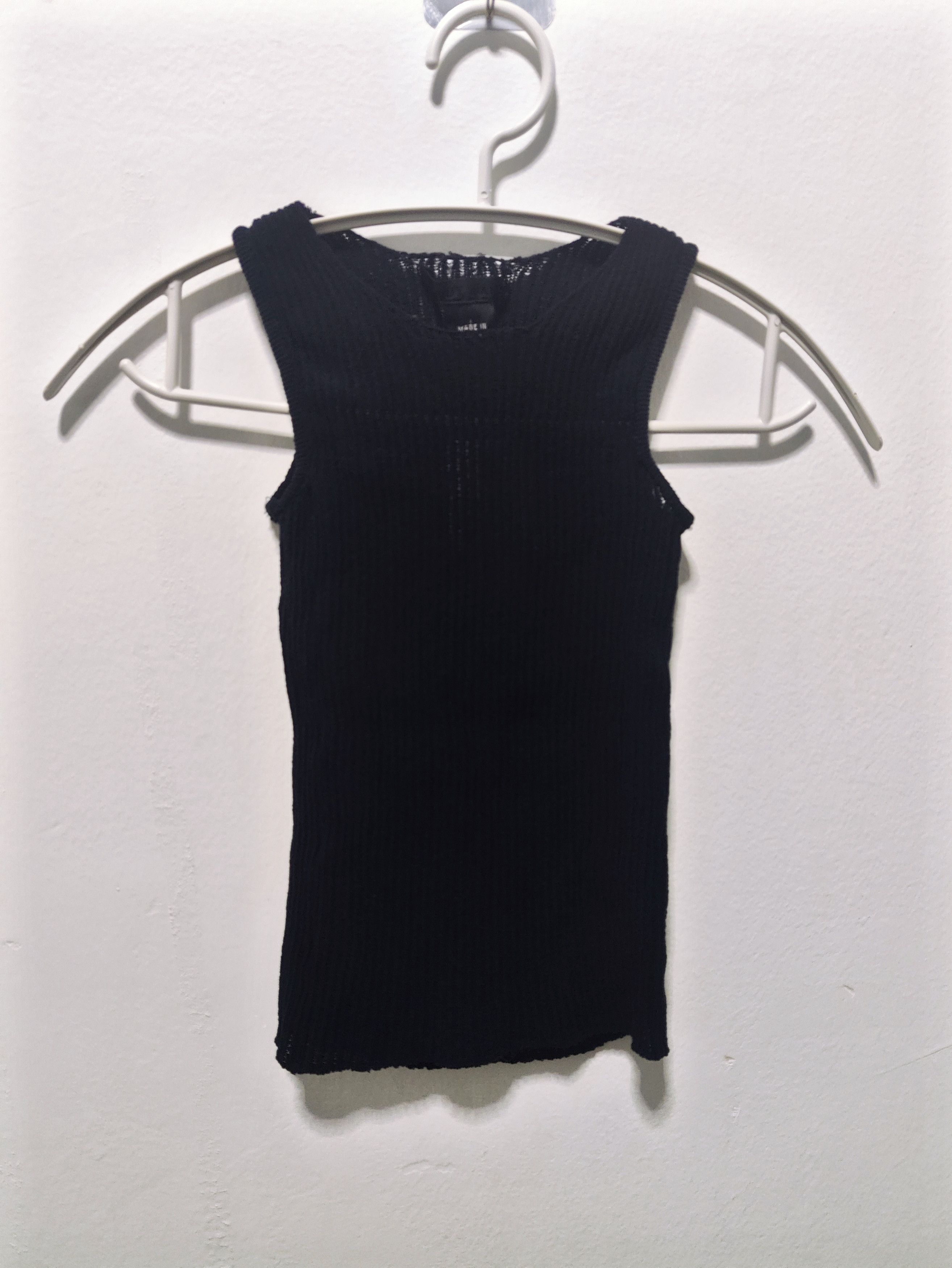 Helmut Lang 03ss Archive elastic web tank Size S / US 4 / IT 40 - 1 Thumbnail
