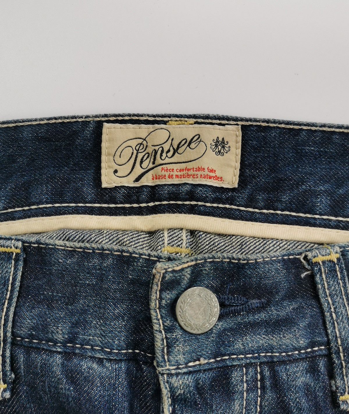 Japanese Brand Jorts Baggy Pensee Japan Repaired Denim JNCO Size US 30 / EU 46 - 4 Thumbnail