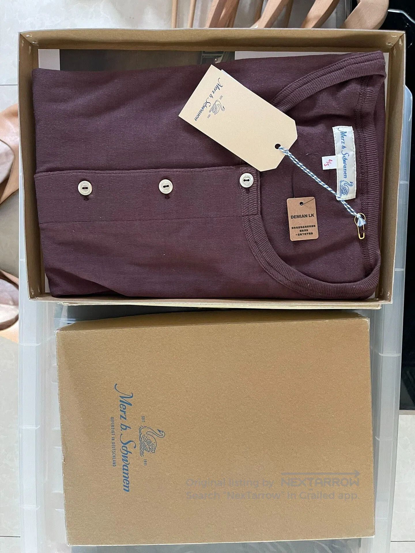 Merz B. Schwanen merz b. henley short sleeve tee shirt. Size US M / EU 48-50 / 2 - 1 Thumbnail
