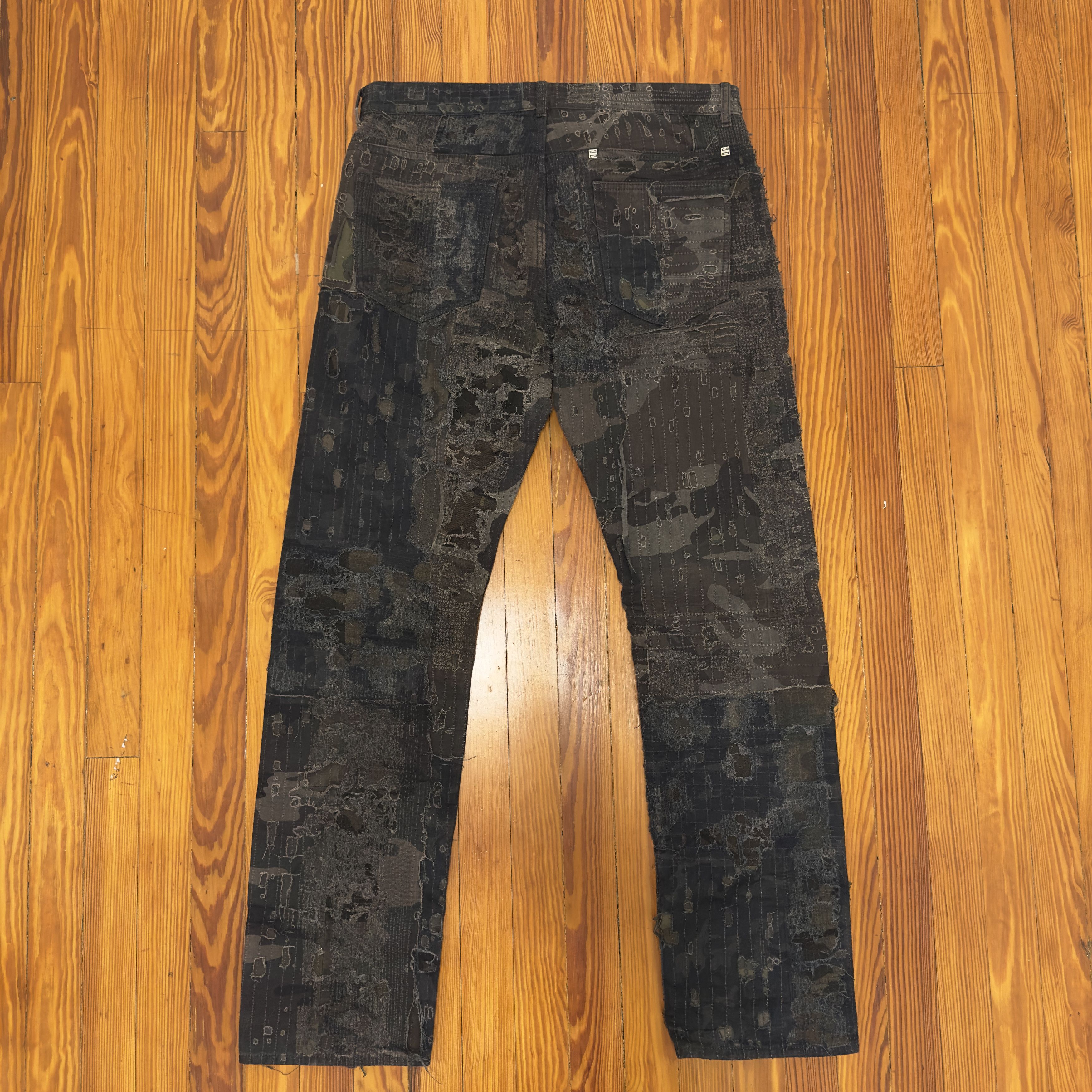 Givenchy GIVENCHY BORO CAMO PATCHWORK DENIM Size US 36 / EU 52 - 10 Thumbnail