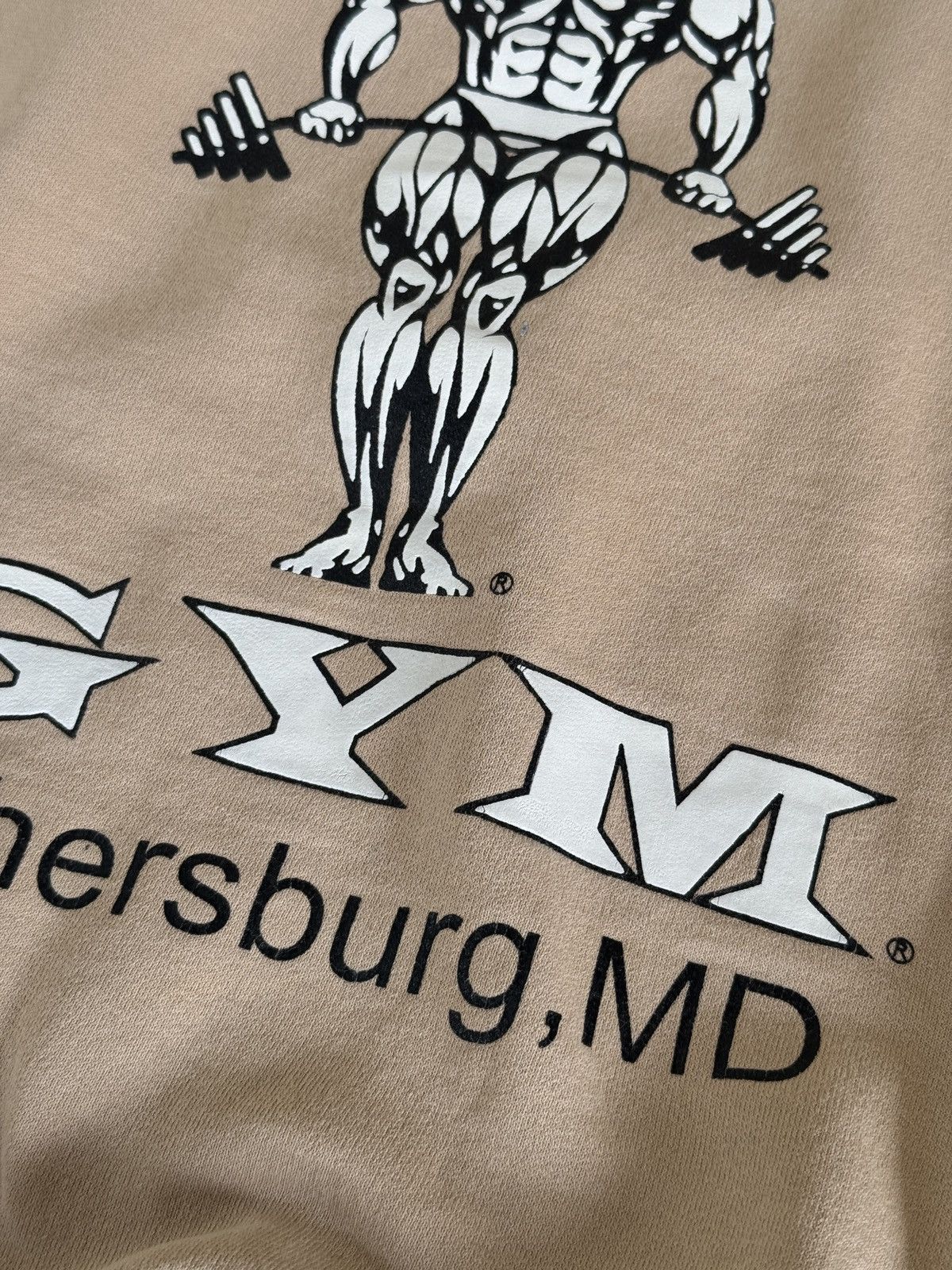 Vintage *RARE* VINTAGE 90s GOLD’S GYM BODYBUILDING SWEATER Size US XL / EU 56 / 4 - 7 Thumbnail