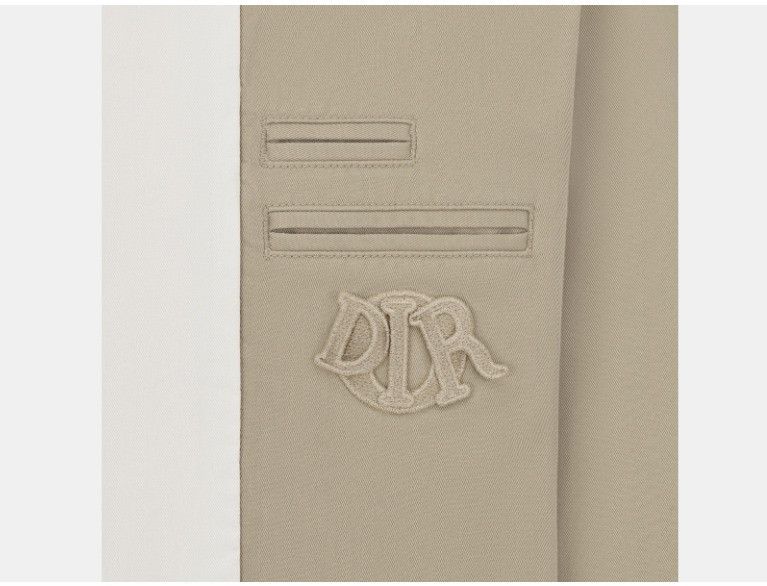 Dior o1w1db10225 483D485AY5 Coach Jacket in Beige & White Size US L / EU 52-54 / 3 - 3 Thumbnail