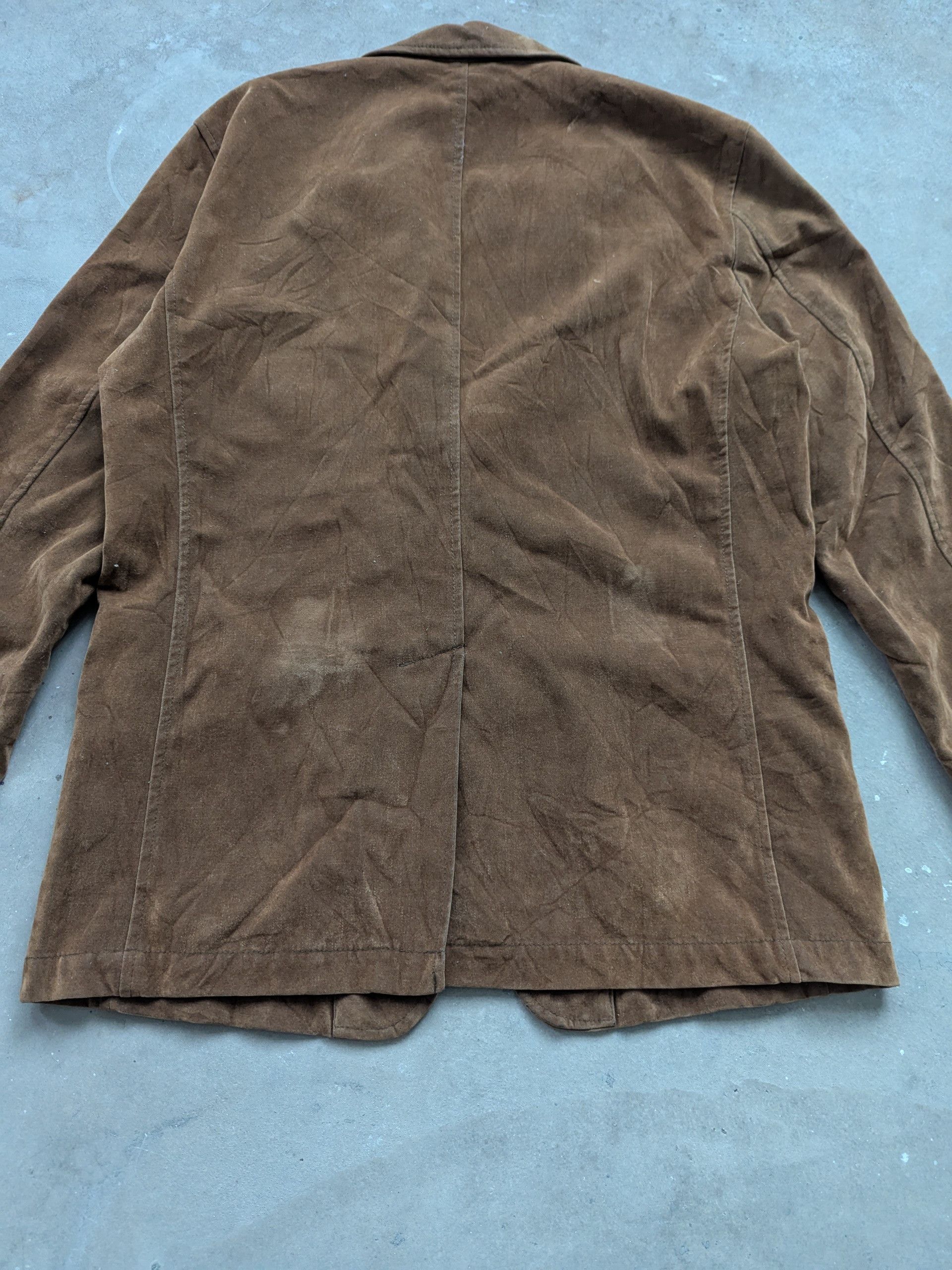 Japanese Brand × Velvet × Vintage Vintage 1990s Velvet Blazer Brown by Pazzo Size US M / EU 48-50 / 2 - 12 Thumbnail