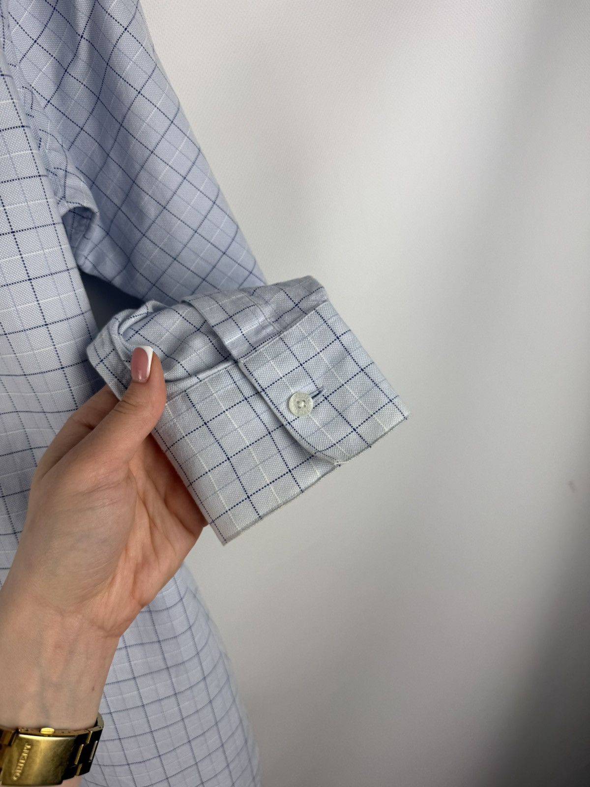 Yves Saint Laurent YSL Vintage Yves Saint Laurent L/S Plaid Button Up Shirt Size US L / EU 52-54 / 3 - 24 Thumbnail