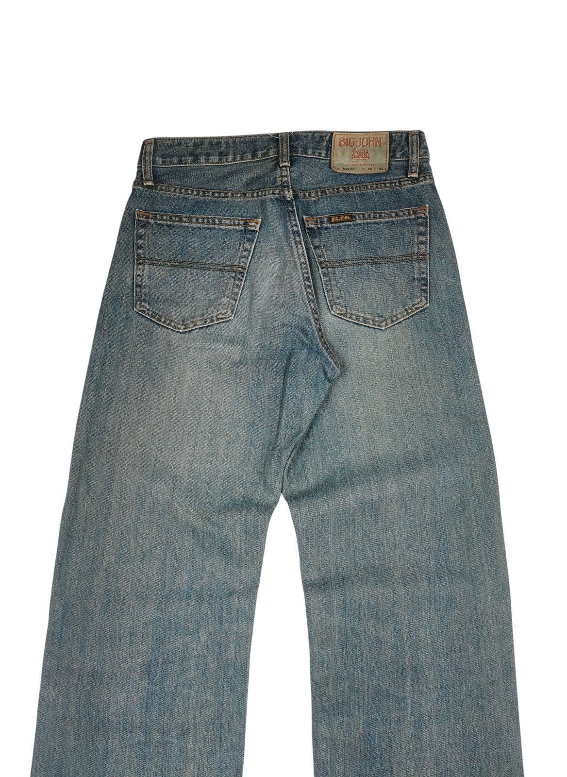 Vintage Big John Mudwash Distressed Jeans Size US 28 / EU 44 - 4 Thumbnail