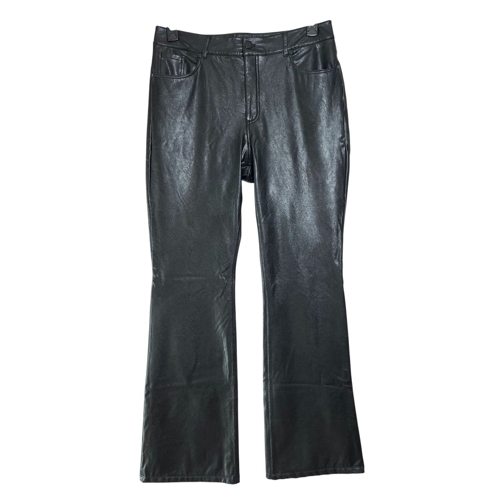 Commando Commando Faux Leather Five Pocket Flare Pant L Black EUC Size 26" / US 2 / IT 38 - 1 Thumbnail