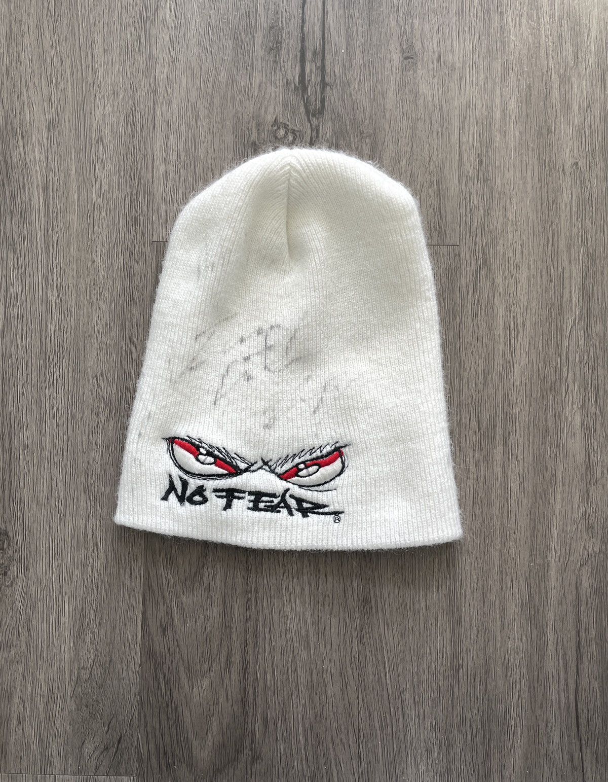 No Fear Y2K No Fear USA “Logo Eyes” Embroidered Beanie (Sz.OS) Size ONE SIZE - 1 Thumbnail