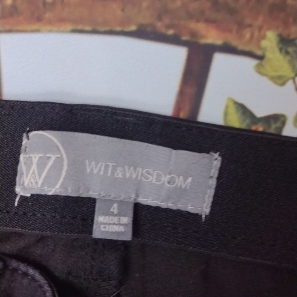 Other Wit & wisdom black jeans size 4 Size 27" / US 4 / IT 40 - 2 Thumbnail