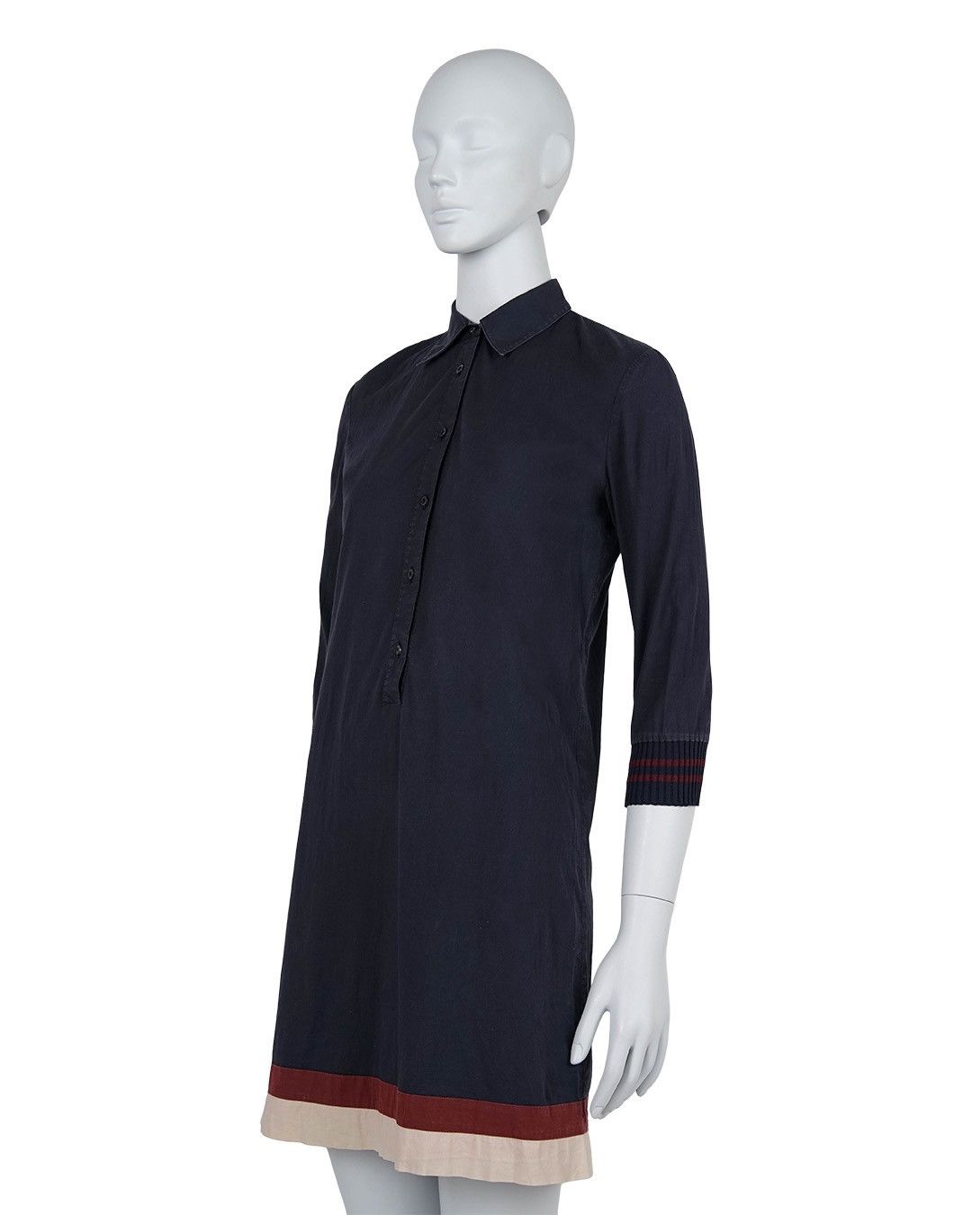 Miu Miu Miu Miu S/S2000 Navy Shirt Dress Size M / US 6-8 / IT 42-44 - 4 Thumbnail