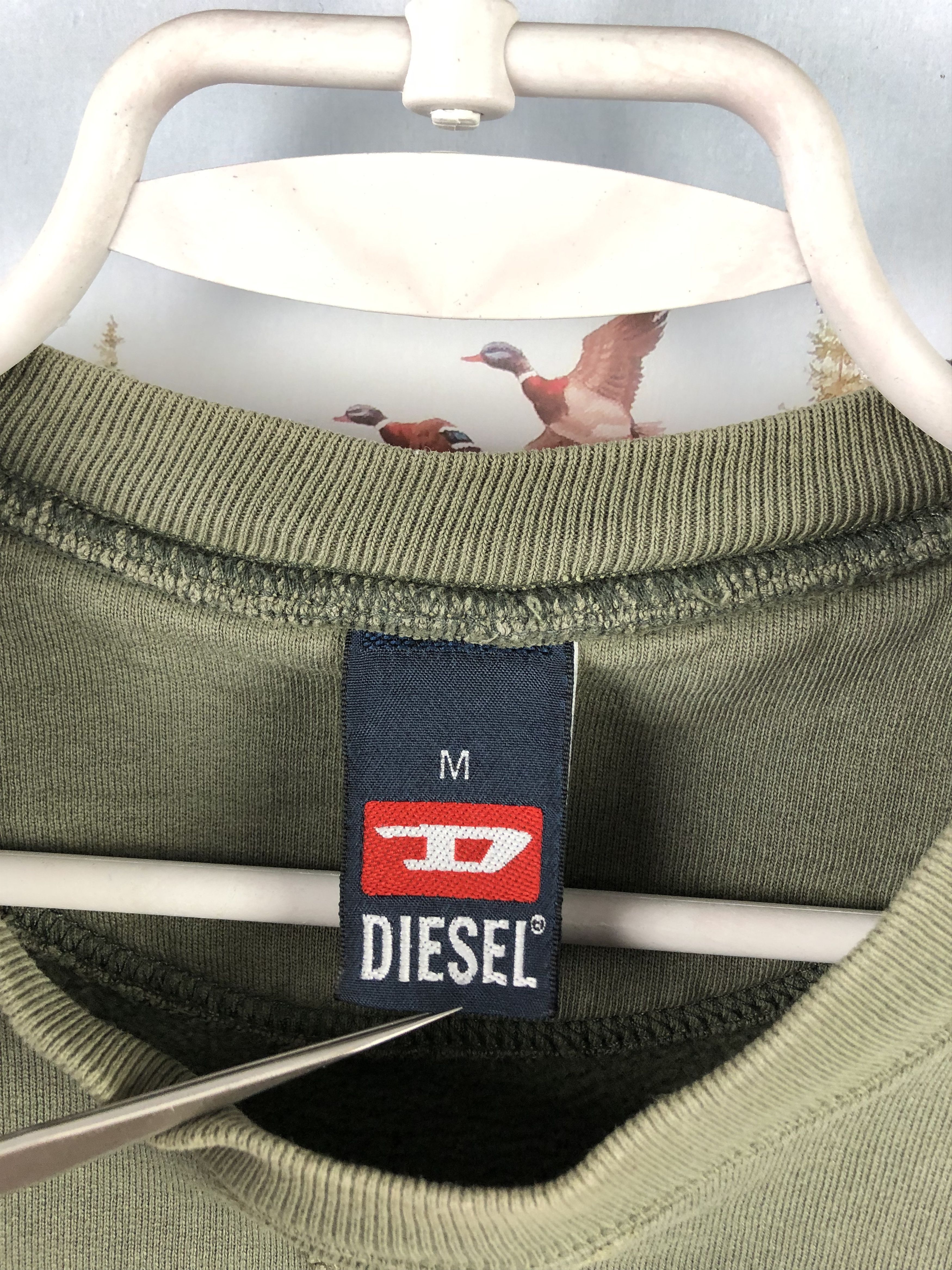 Diesel Vintage Archival Avant Garde Diesel Big Sweatshirt Crewneck Size US M / EU 48-50 / 2 - 10 Thumbnail