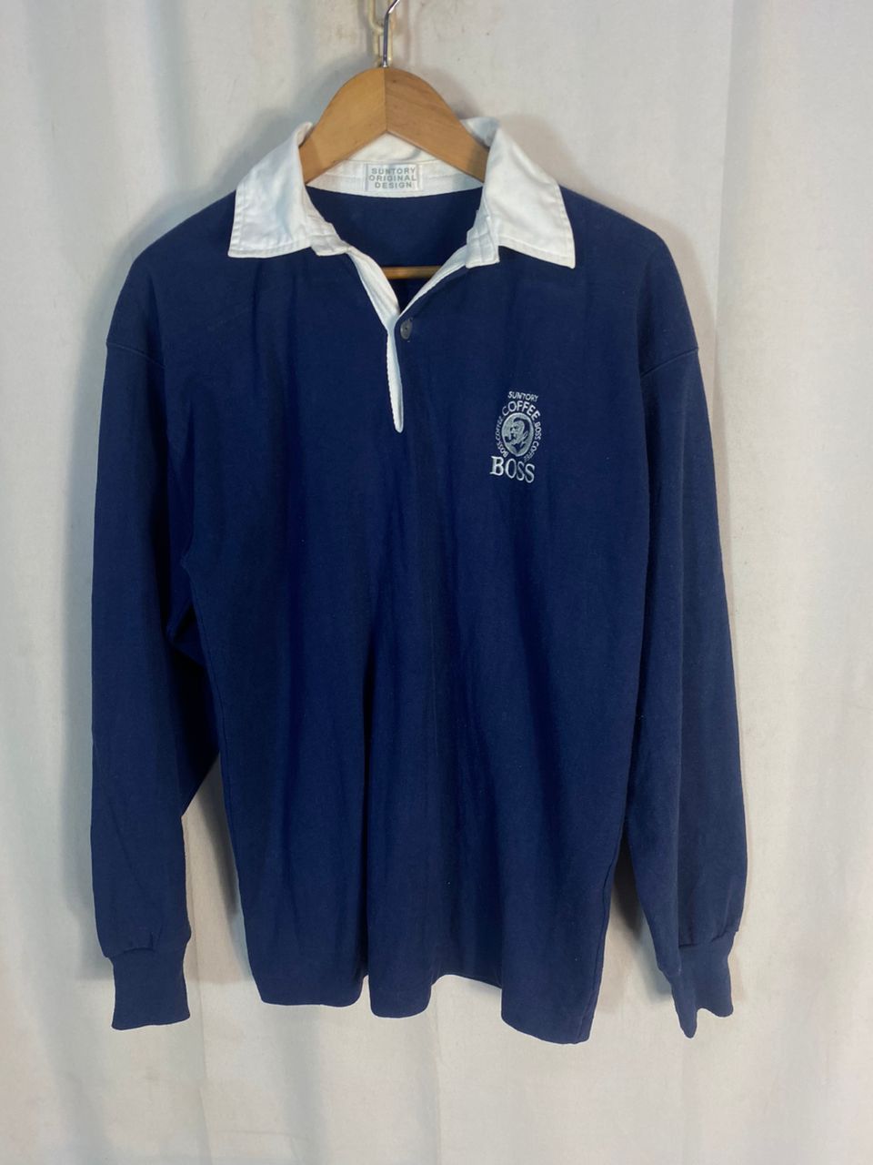 Japanese Brand × Other Suntory coffee boss long sleeve rugby tshirt Size US M / EU 48-50 / 2 - 4 Thumbnail