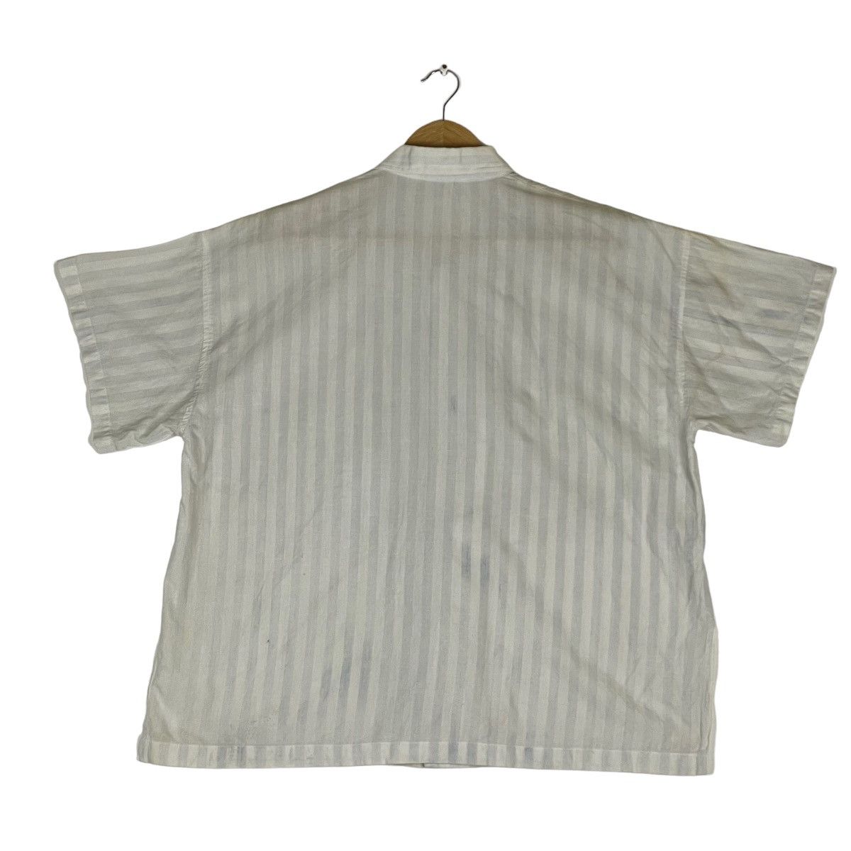 Issey Miyake VTG90 IS Issey Miyake Stripes Button Up Shirt Size US L / EU 52-54 / 3 - 10 Thumbnail