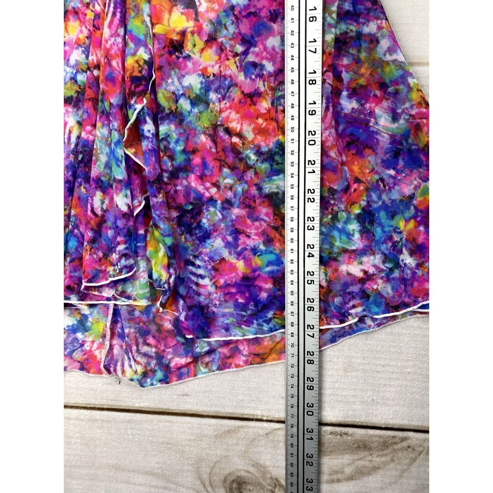 Swims Smart & Sexy Tankini Top Womens Tankini 38D Multicolor Tie Dye Underwire Beach Swimwear Adjustable Padded Size XS / US 0-2 / IT 36-38 - 3 Thumbnail