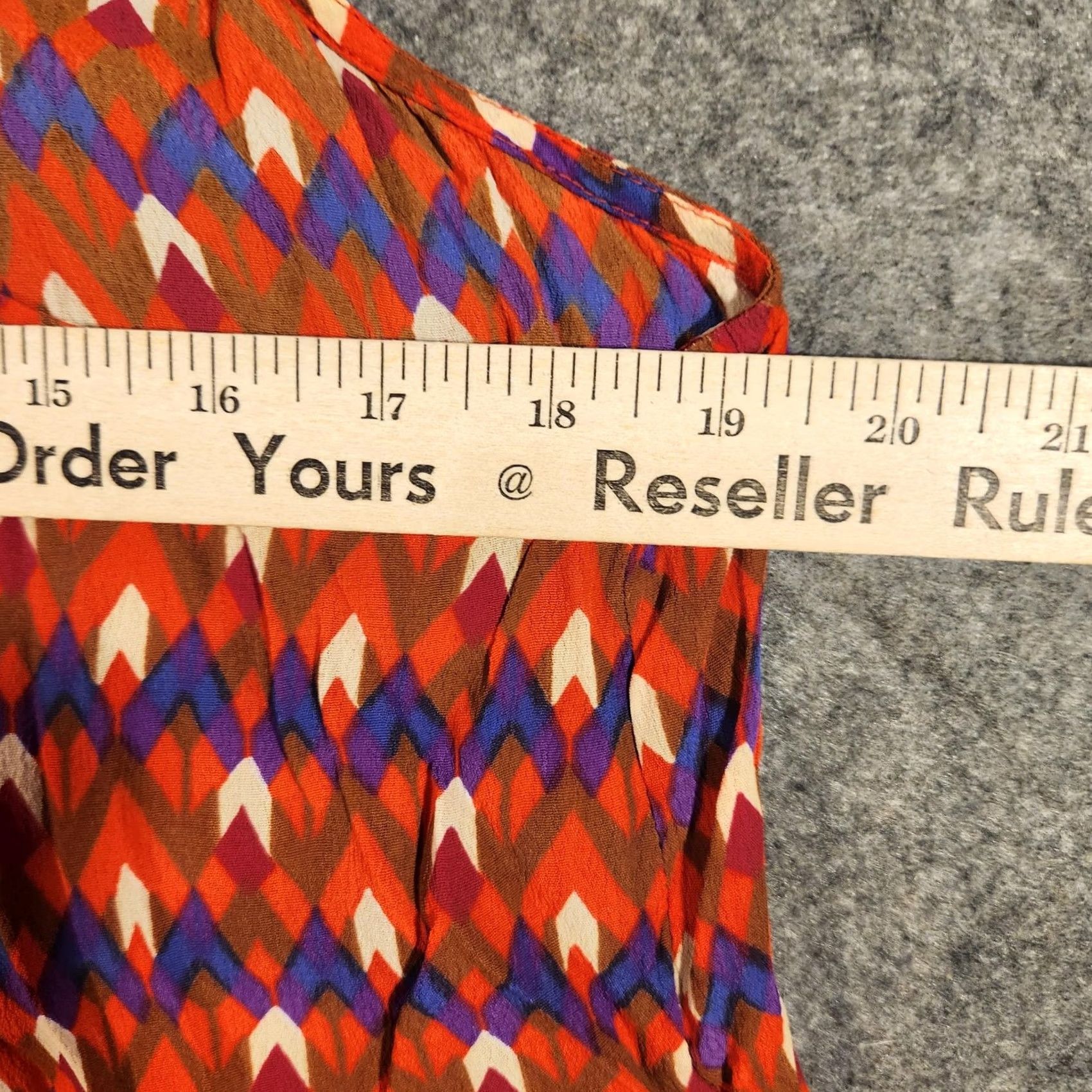 Lucky Brand VINTAGE? Lucky Brand Dress Womens XL Red Multi Racerback Sleeveless Pockets Geo Print Size XL / US 12-14 / IT 48-50 - 6 Thumbnail