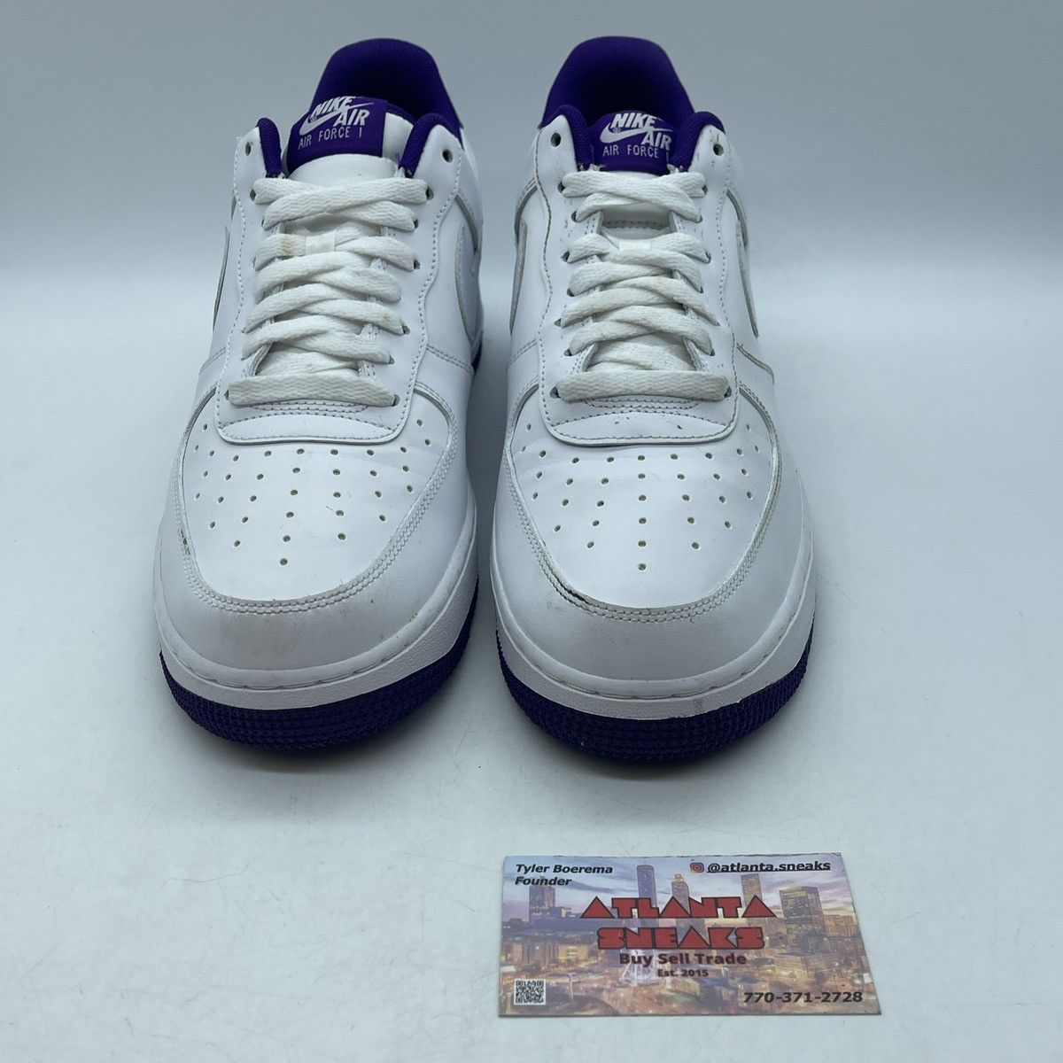 Nike Air Force 1 low voltage purple Size US 10 / EU 43 - 2 Thumbnail