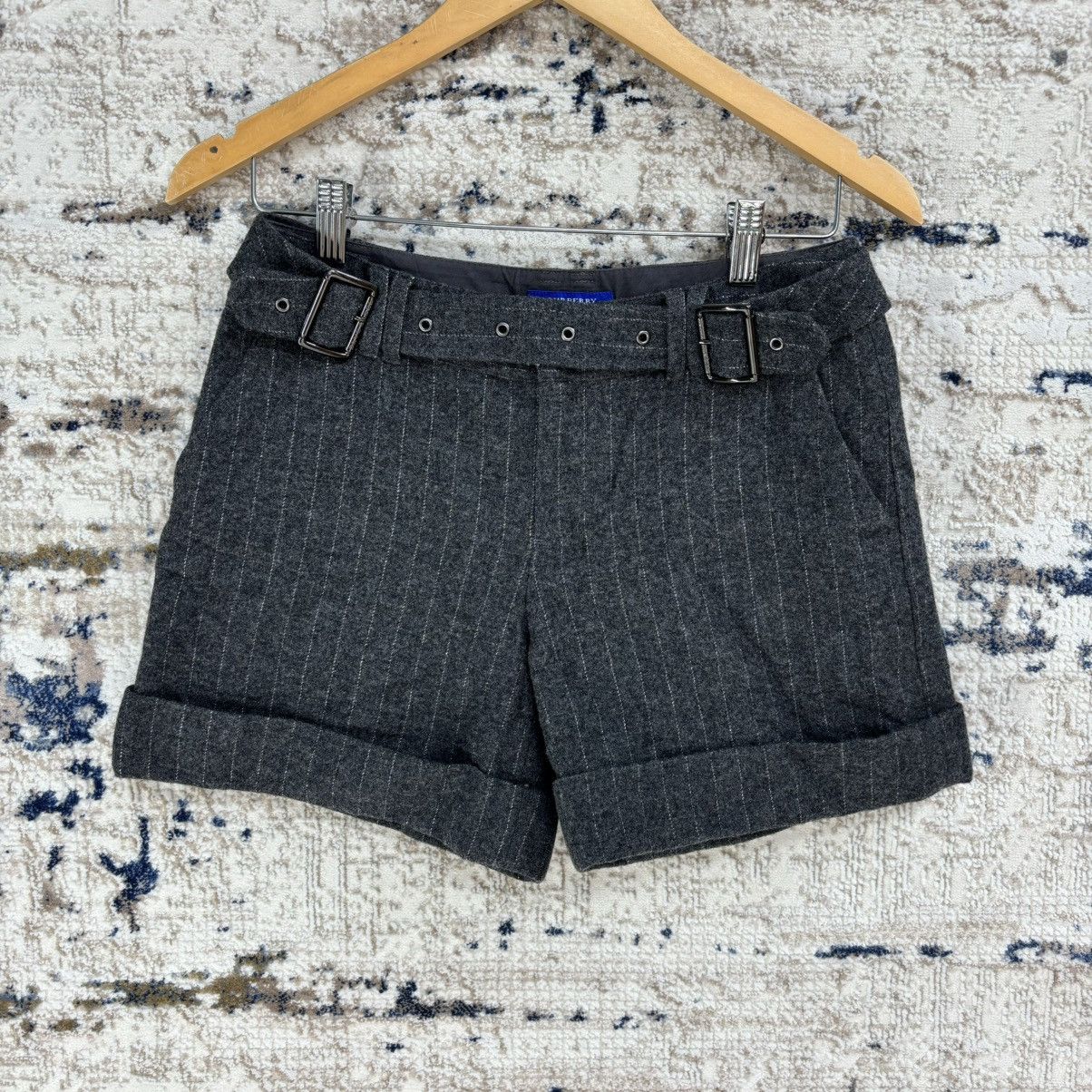 Burberry Vintage BURBERRY Blue Label Wool Short Pants Size 27" / US 4 / IT 40 - 1 Thumbnail