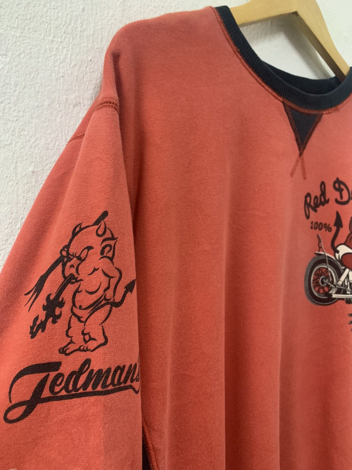 Tedman Tedman Red Devil M.C. 100% Biker Size US L / EU 52-54 / 3 - 3 Thumbnail
