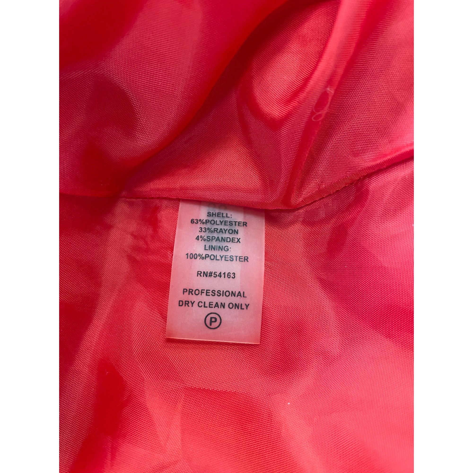 Calvin Klein Calvin Klein Women's Red Dress/Sleeveless/V-Neck Size 4P SKU Size S / US 4 / IT 40 - 4 Thumbnail