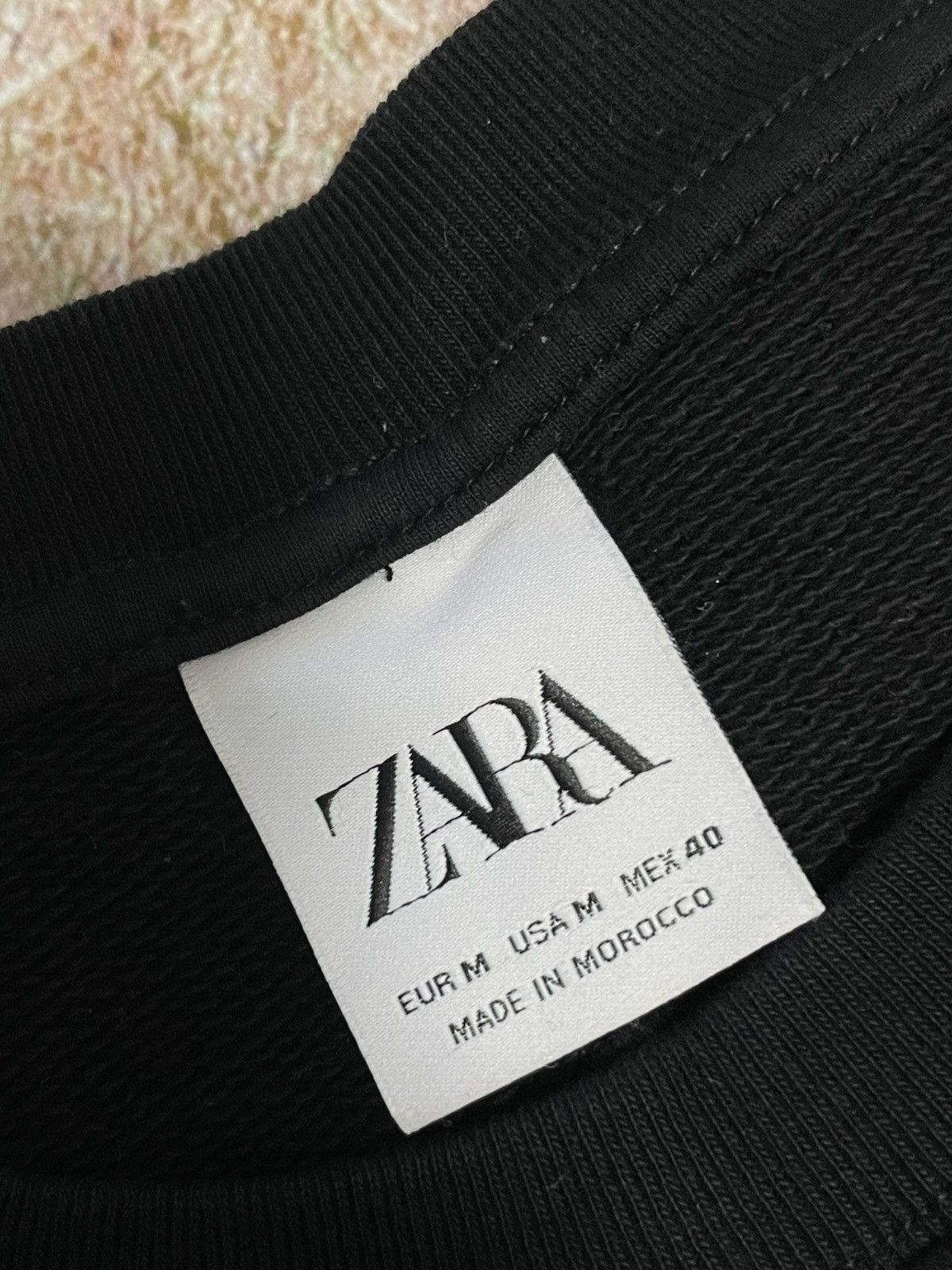 Zara Zara Big Scull Logo Black Crew Neck Sweatshirt Size US M / EU 48-50 / 2 - 5 Thumbnail