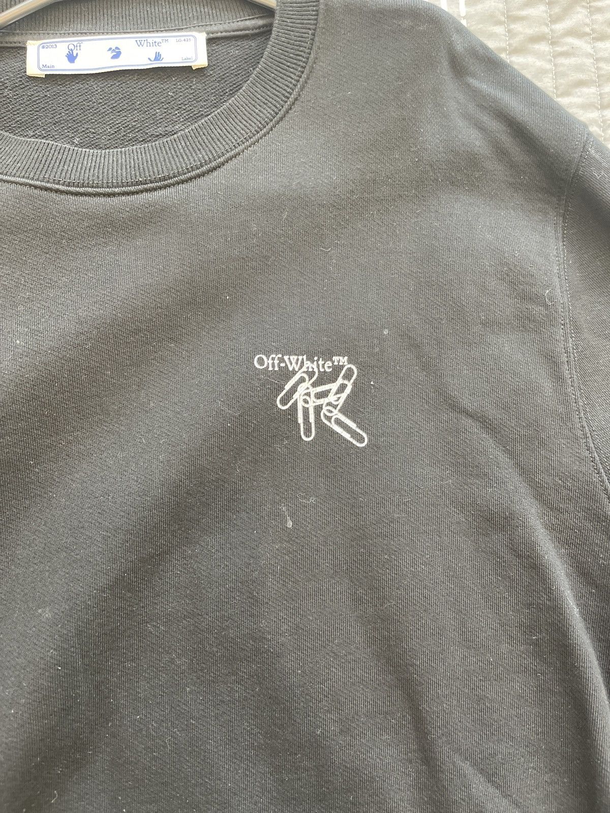 Off-White Off-White Paperclip Arrows Sweatshirt S Size US S / EU 44-46 / 1 - 8 Thumbnail
