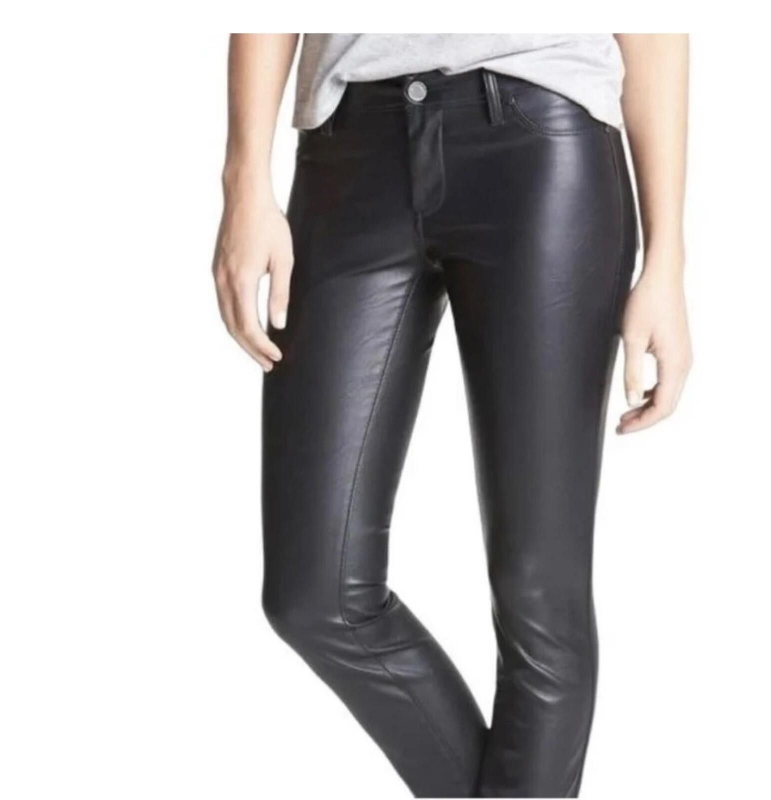 BLANKNYC (BLANKNYC) Black Leather Pants Size 28" / US 6 / IT 42 - 2 Thumbnail