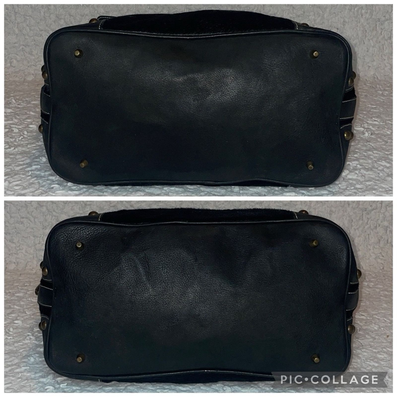 Other Guia’s Y2K Calf Hair Studded Tote Bag Black Size ONE SIZE - 12 Thumbnail