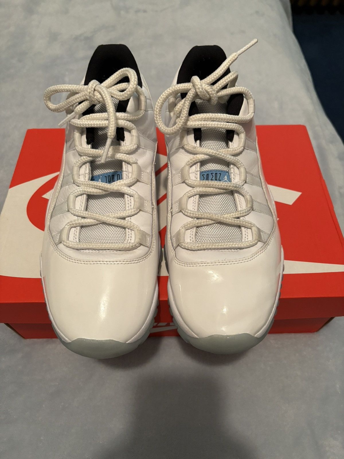 Jordan Brand Jordan 11 Retro Low Legend Blue 2021 Size 10.5 Size US 10.5 / EU 43-44 - 2 Thumbnail